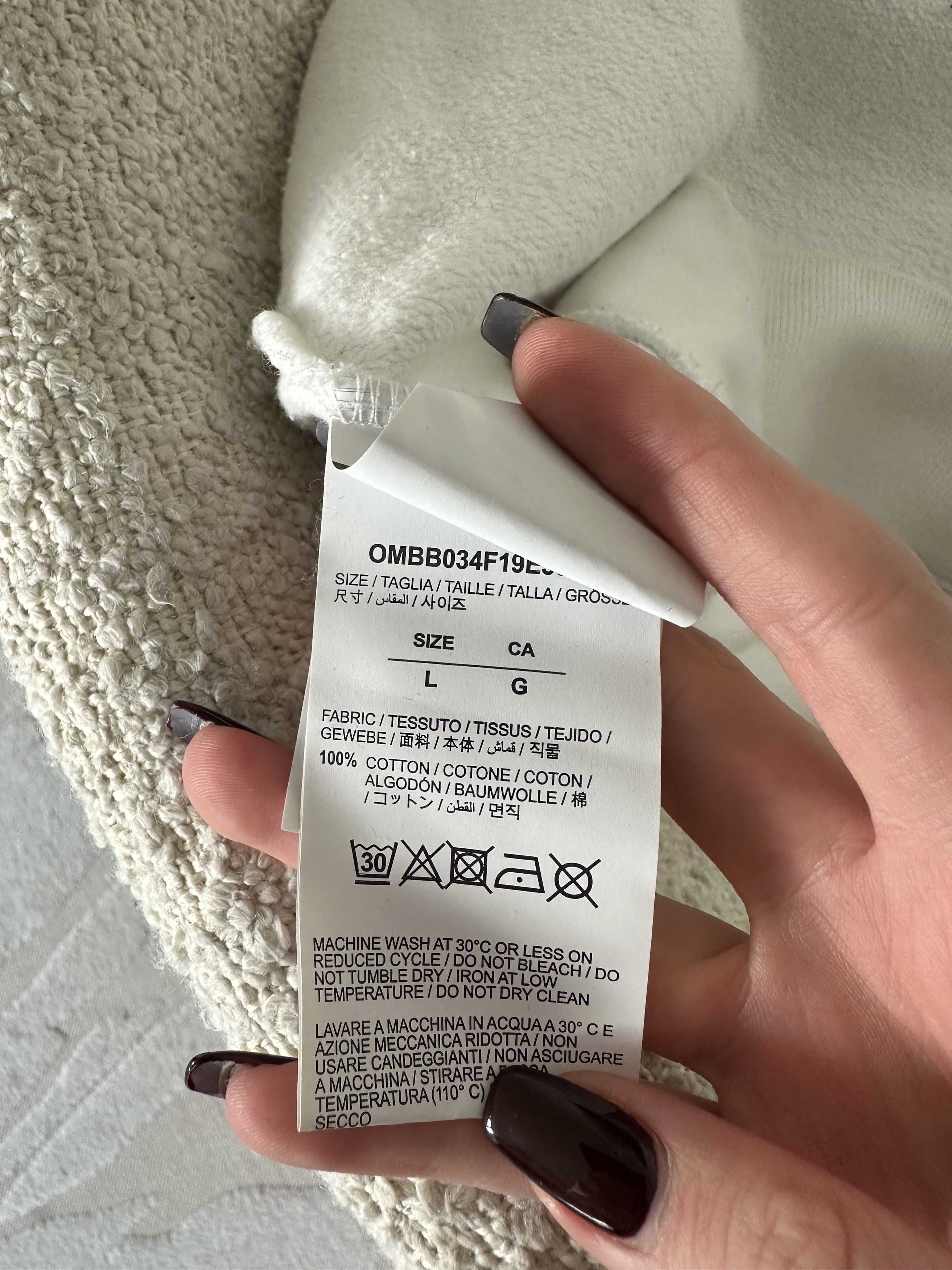 Off-White OFF-WHITE Acrylic Arrows Hoodie Size US L / EU 52-54 / 3 - 7 Thumbnail
