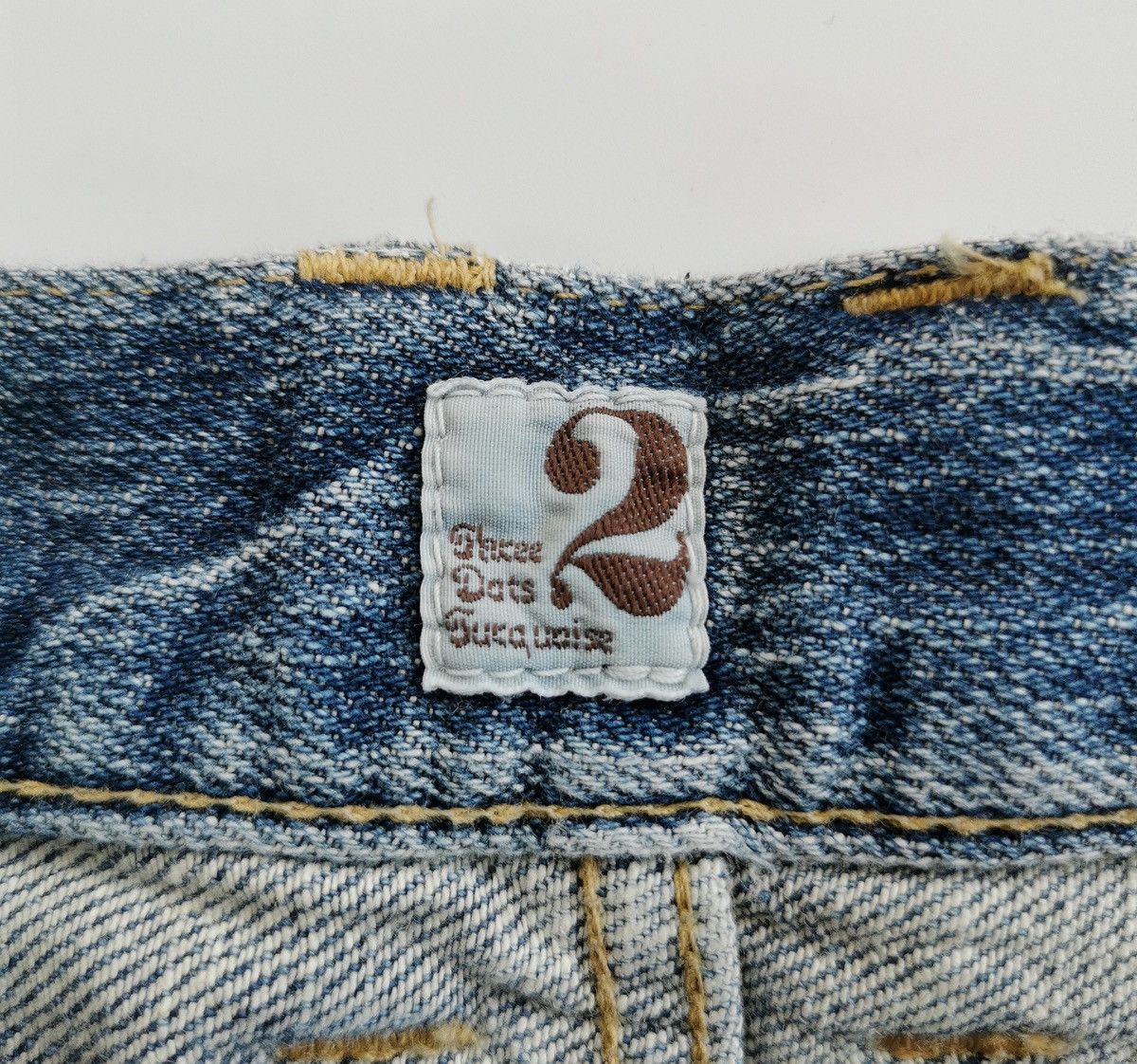 Denime Three Dots Turquoise Japan Distressed Jeans Size US 31 - 6 Thumbnail