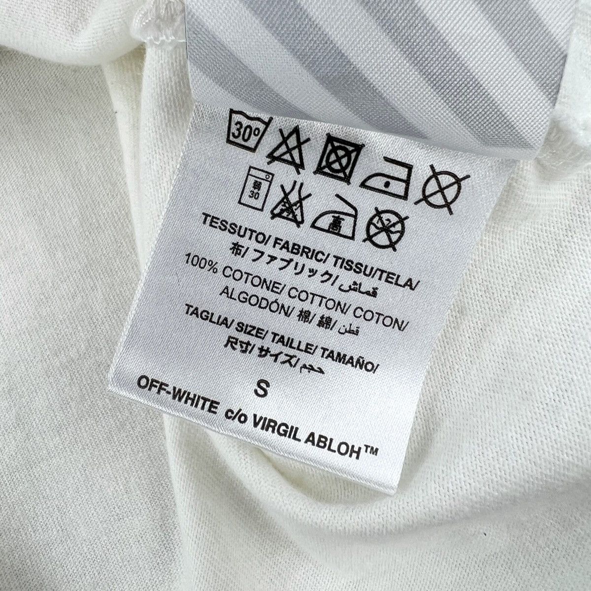 Off-White Off-White Off Print White T Shirt Size US M / EU 48-50 / 2 - 6 Thumbnail