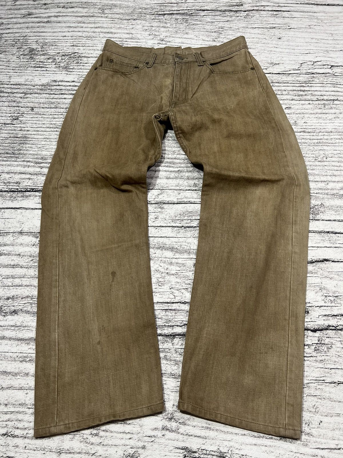 Number (N)ine 2000s Beams Levis Raw Mudwash Jeans y2k Lgb Ifsix Size US 32 / EU 48 - 1 Thumbnail