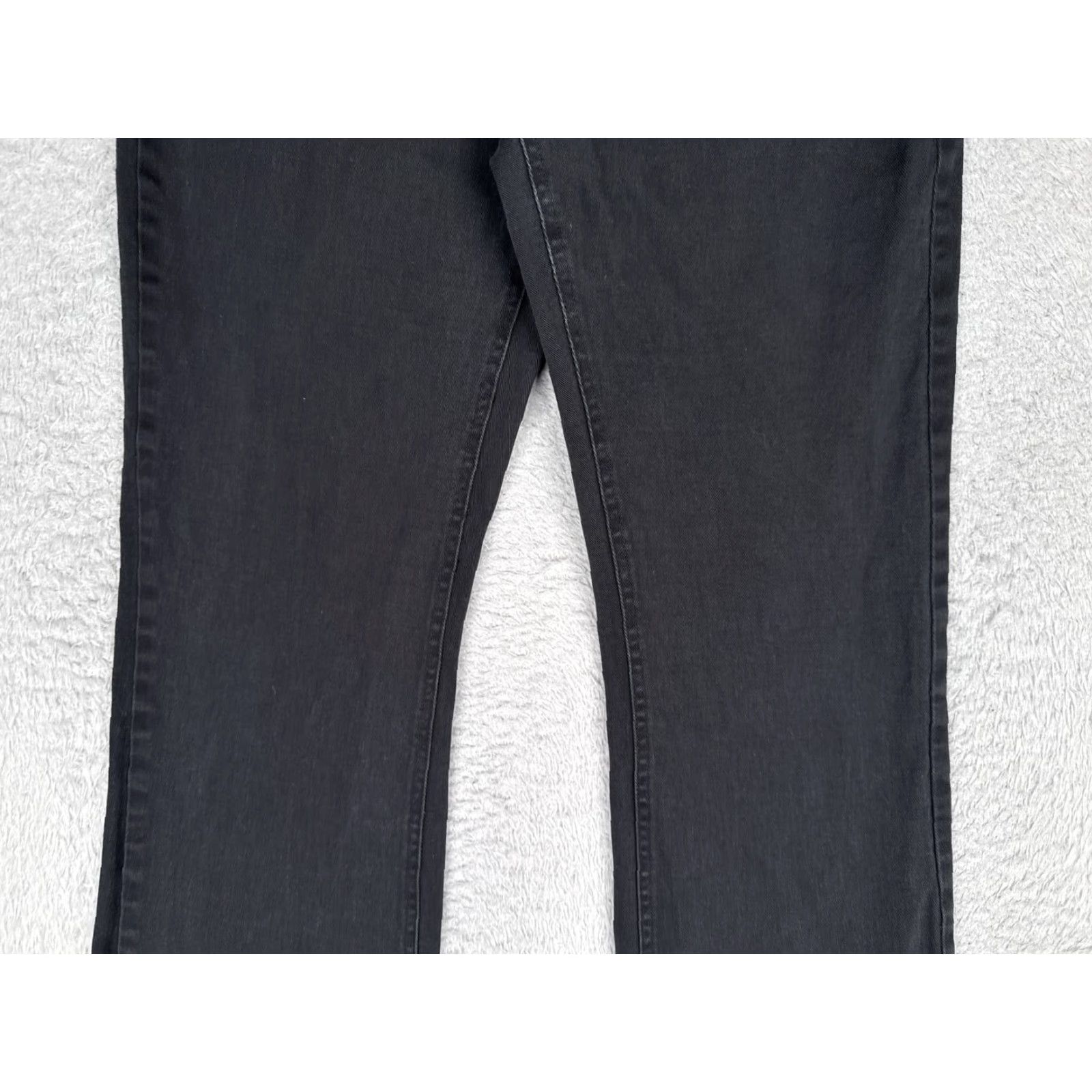 Coldwater Creek Coldwater Creek Jeans Womens Straight - 10 Black Dark Wash Mid Rise 30x31 - Denim Size 32" / US 10 / IT 46 - 3 Thumbnail