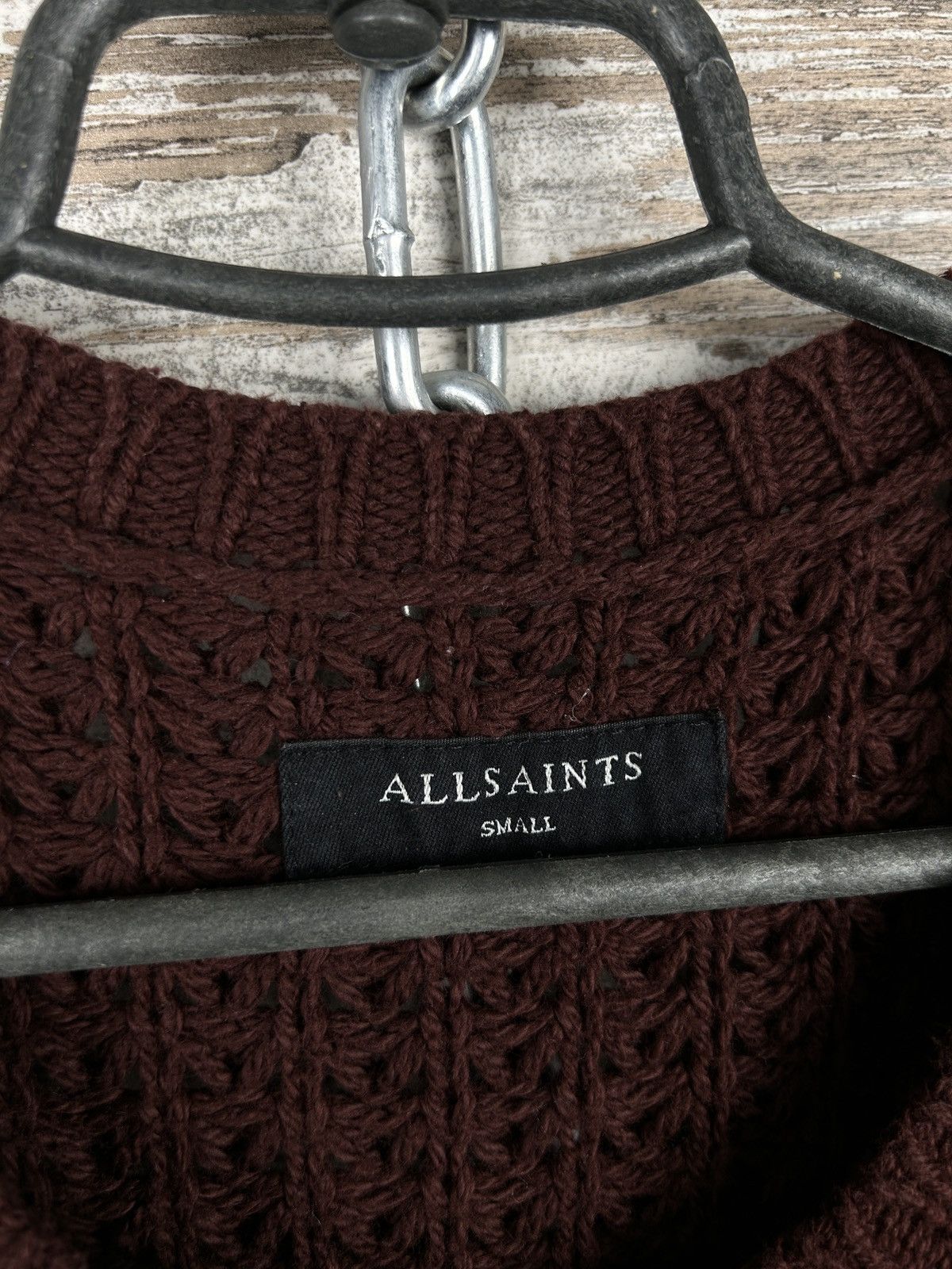 Allsaints × Japanese Brand Mens AllSaints Ren Crew Sweater luxury knitwear size S Size US S / EU 44-46 / 1 - 3 Thumbnail