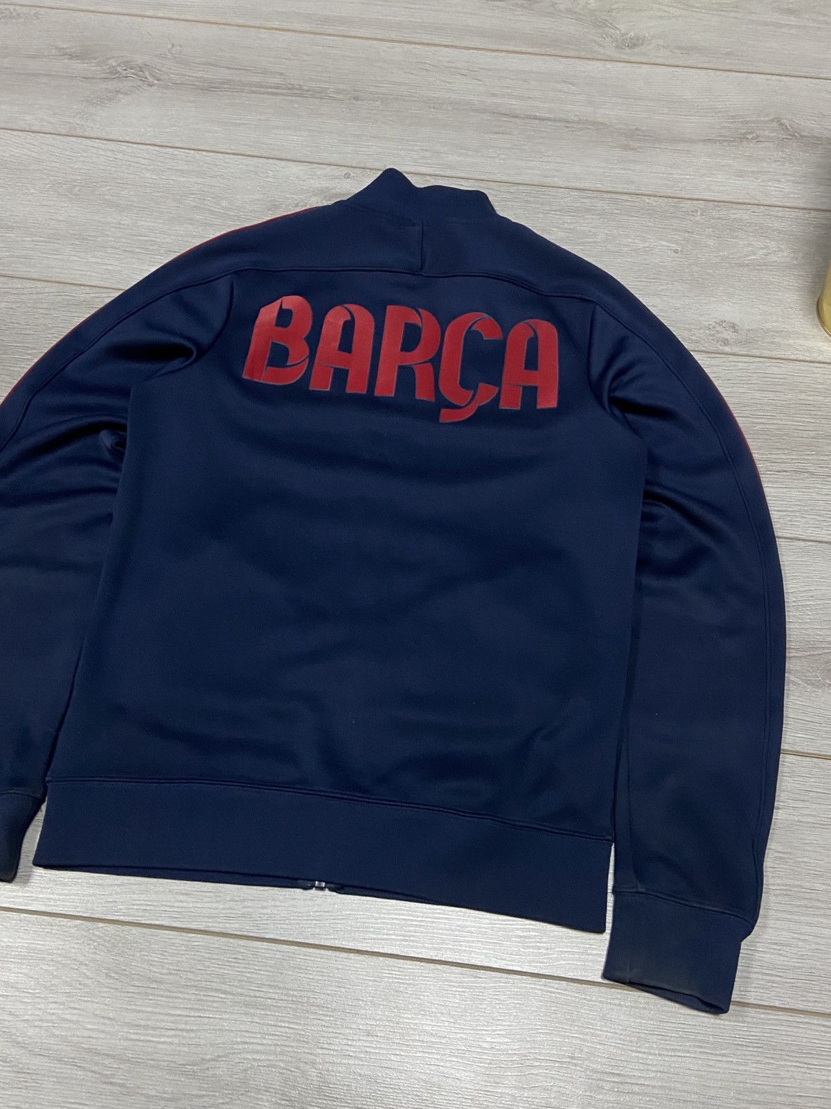 Nike Nike zip Barcelona velour zip track jacket Size US S / EU 44-46 / 1 - 3 Thumbnail