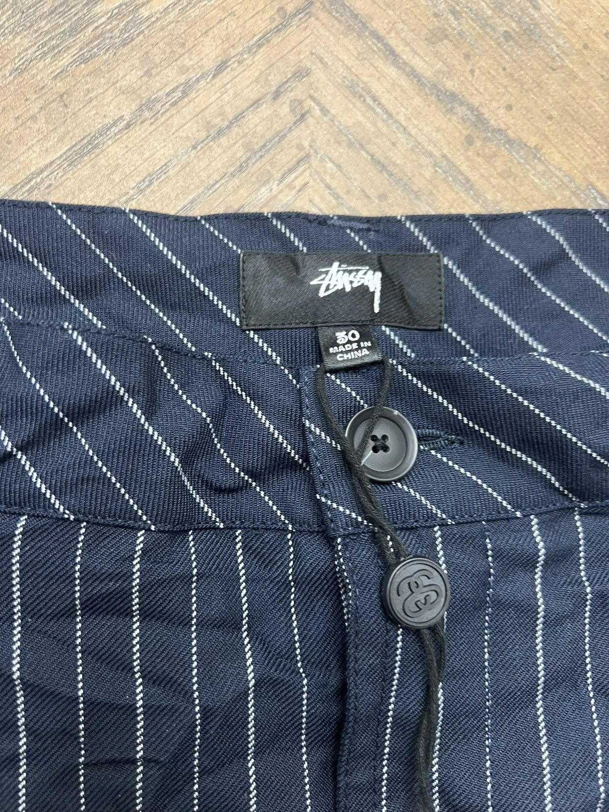 Stussy Stussy Stripe Volume Pleated Shorts Size US 30 / EU 46 - 2 Thumbnail