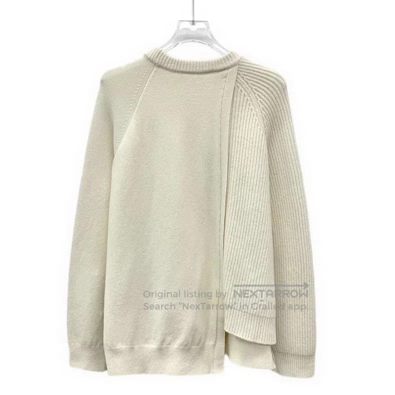 Fendi Fendi Beige Logo Pocket Relief, Silk Round Neck Long Sleev Size S / US 4 / IT 40 - 2 Thumbnail