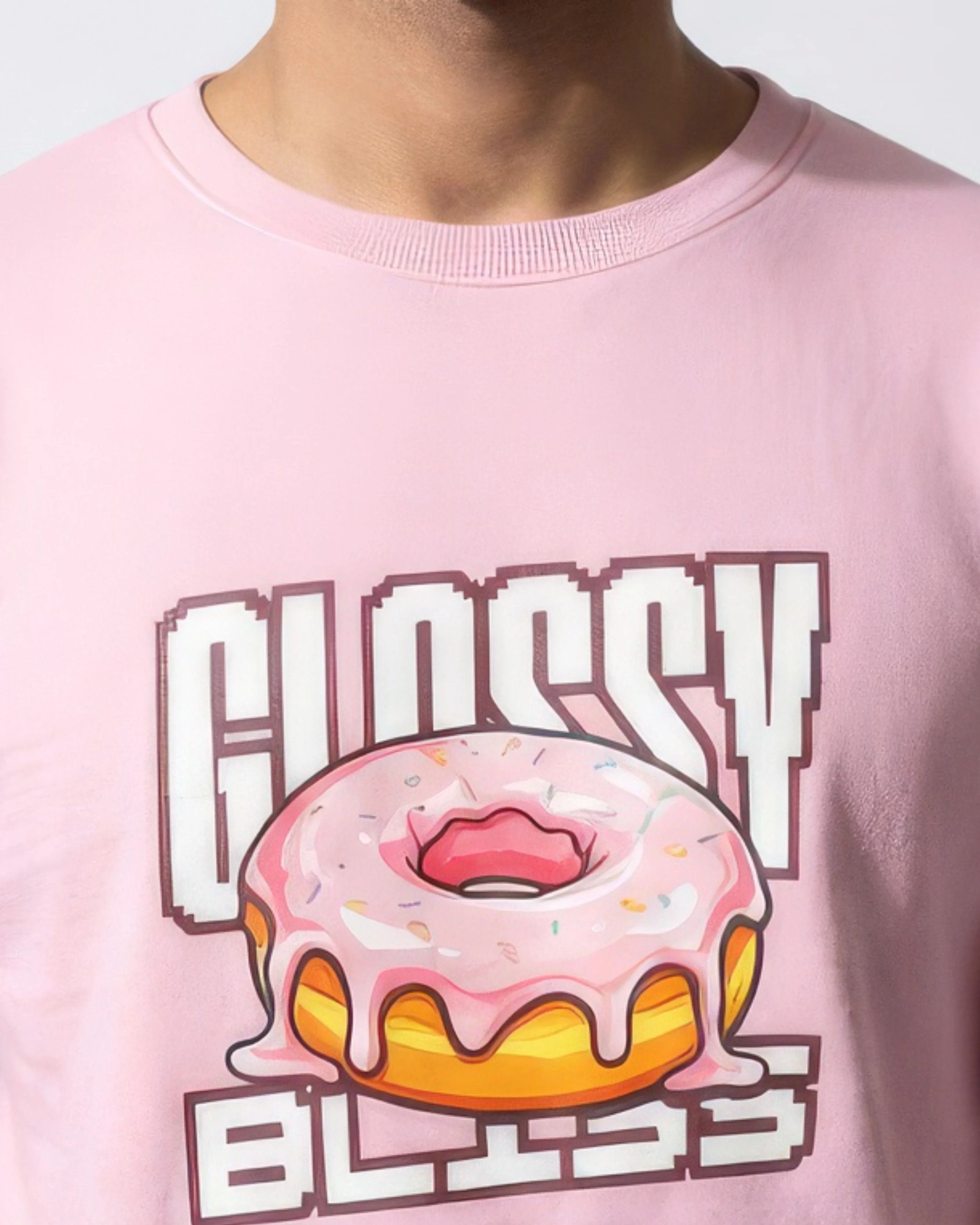Other Badbee Sweet Sting Pink Sweatshirt Glossy Donut Streetwear Size US M / EU 48-50 / 2 - 1 Thumbnail