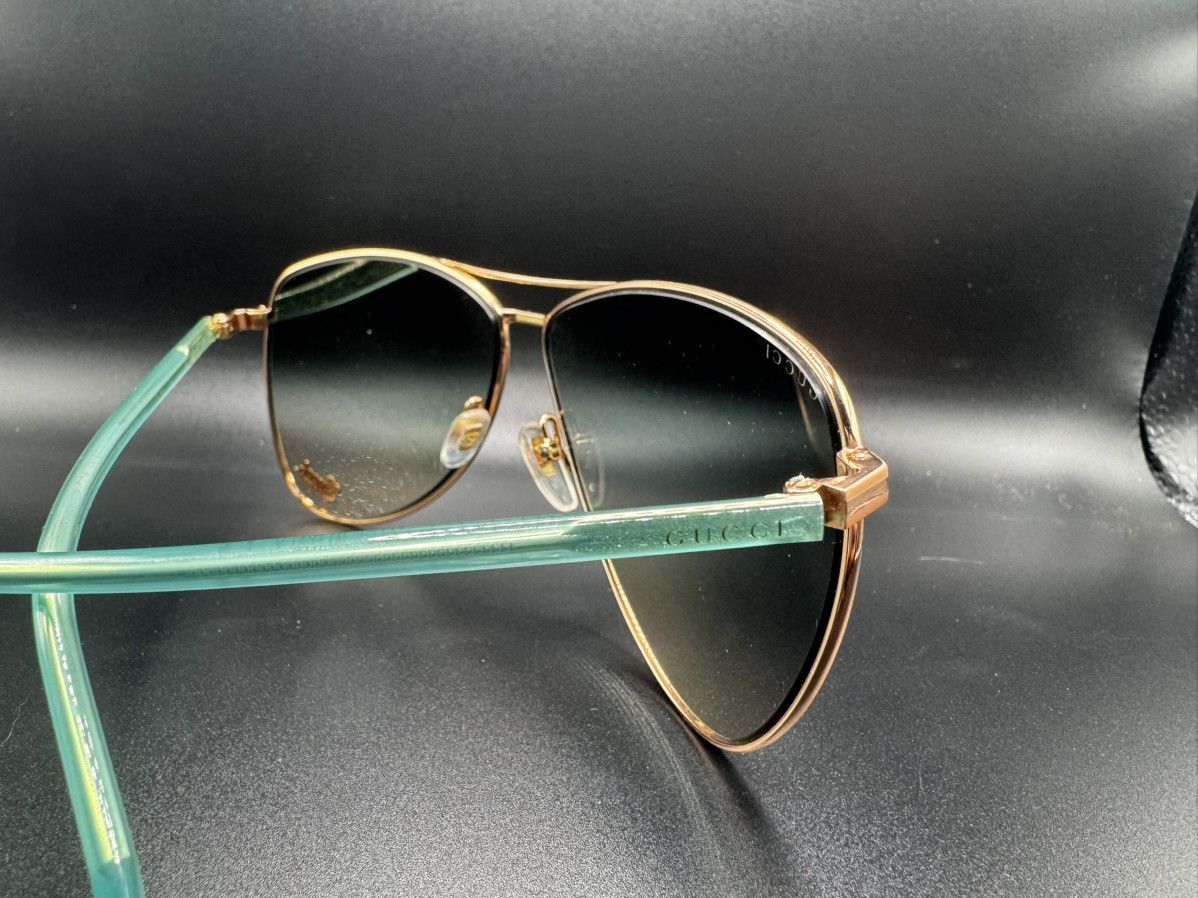 Gucci Gucci Aviator Tiffany Blue Sunglasses Y2K Size ONE SIZE - 4 Thumbnail