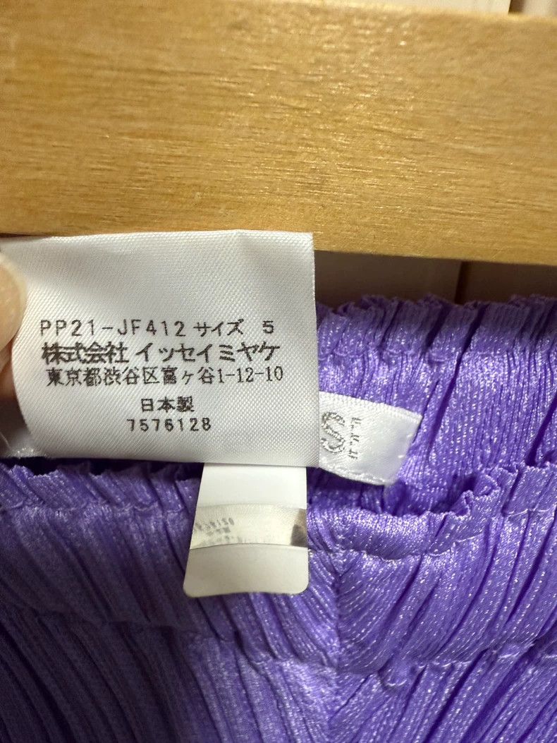 Issey Miyake Issey Miyake size:5 Purple pleated irregular-shaped pants Size 31" - 4 Thumbnail
