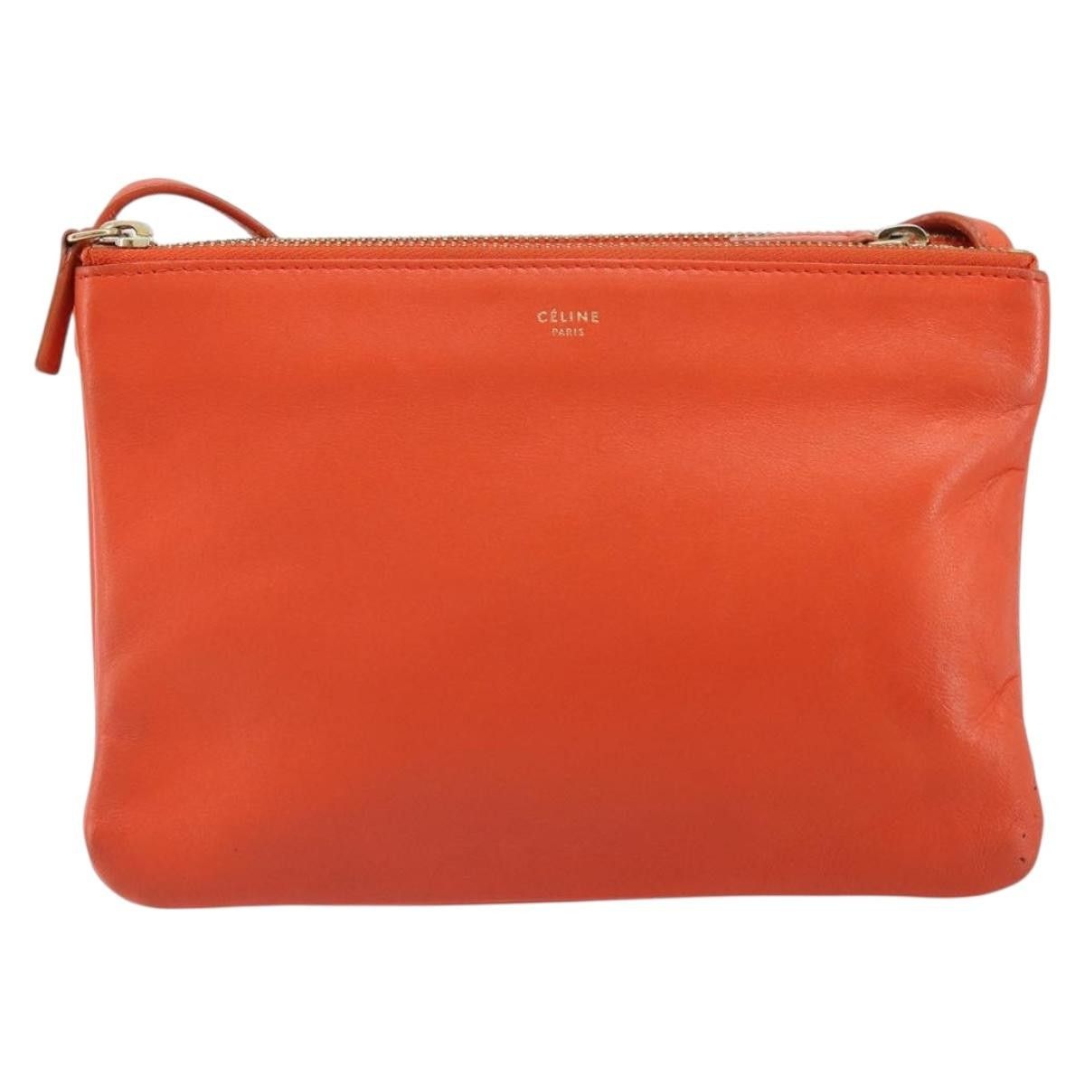 Celine Celine Trio Crossbody Bag Leather Size ONE SIZE - 1 Thumbnail