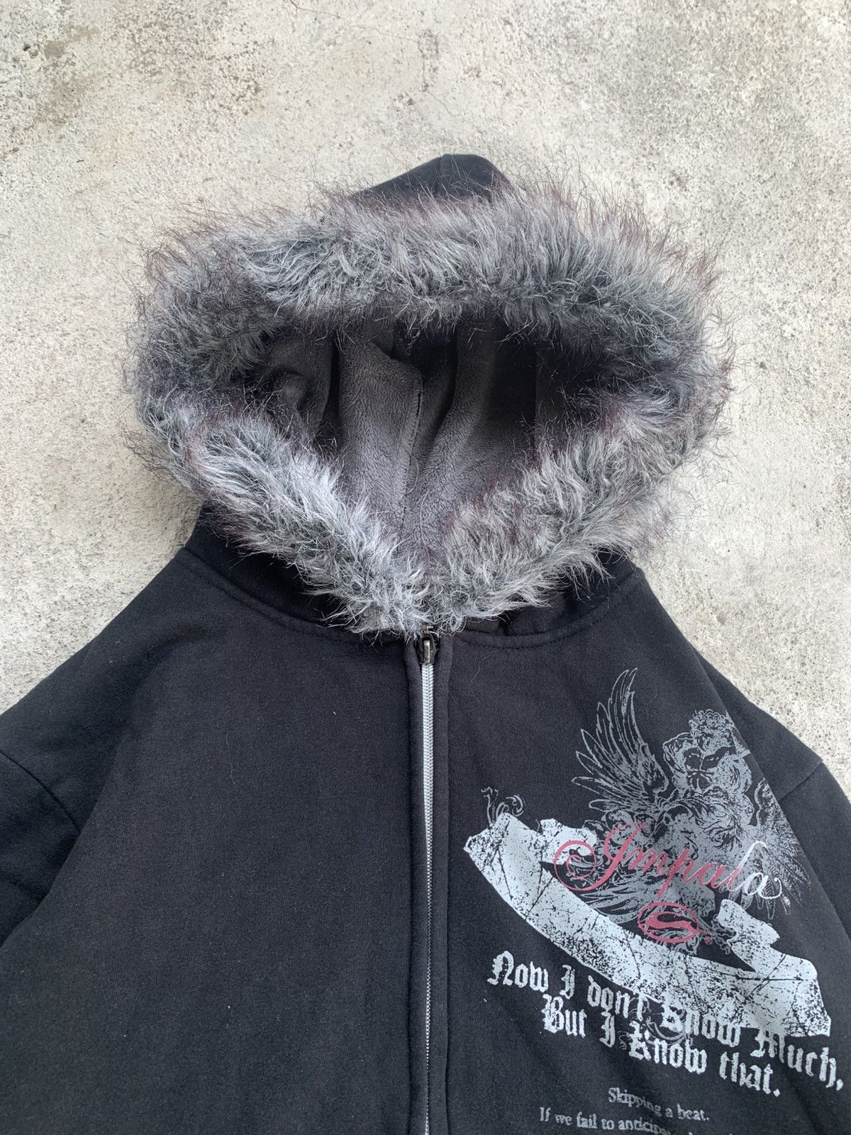 Japanese Brand Impala style LGB zip fur hoodie Size US L / EU 52-54 / 3 - 2 Thumbnail