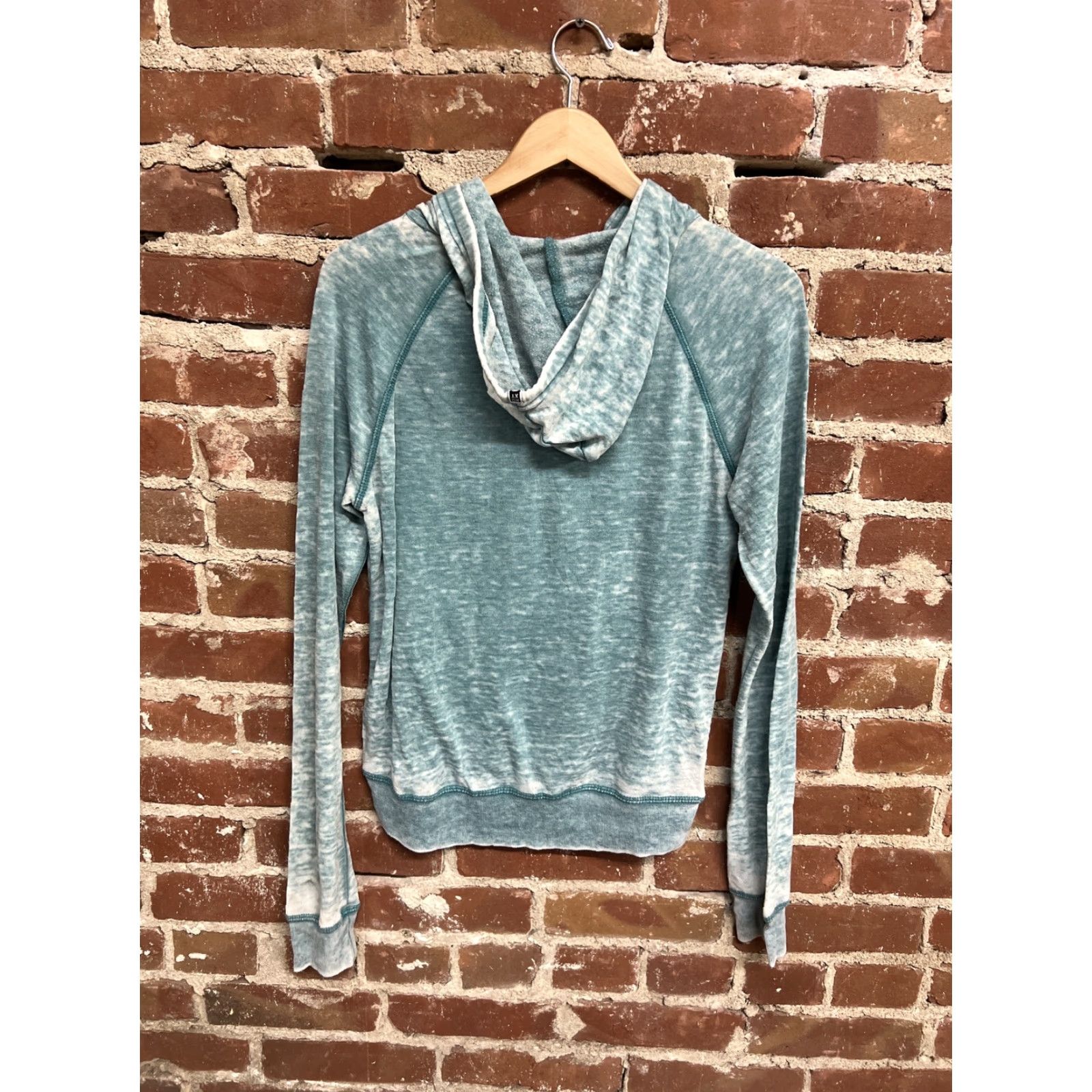 Vintage Roxy Womens Blue Hooded Pullover Sweater Size S Size S / US 4 / IT 40 - 2 Thumbnail