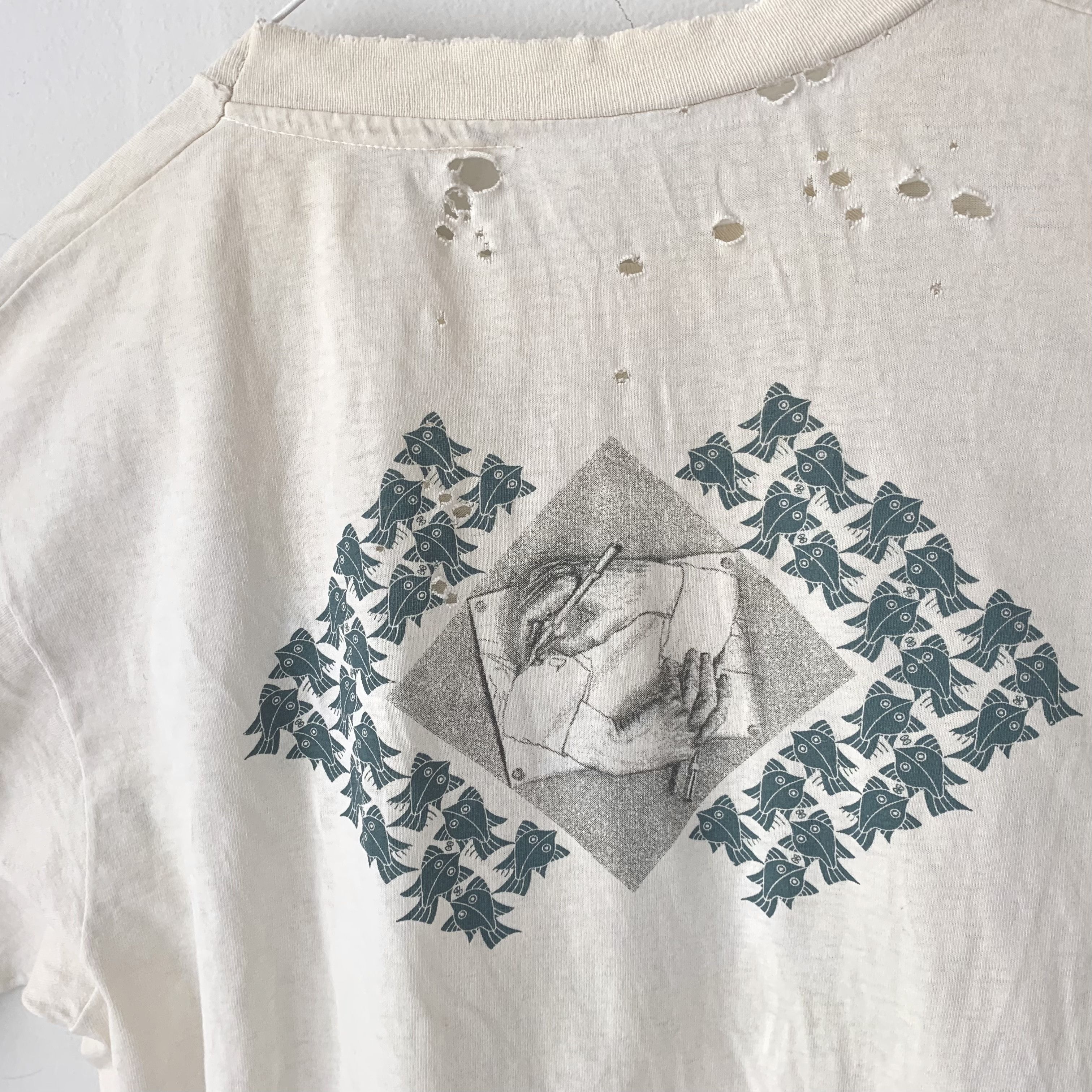 Other vintage ‘90s single stitch rare M.C. Escher print t-shirt Size US M / EU 48-50 / 2 - 3 Thumbnail