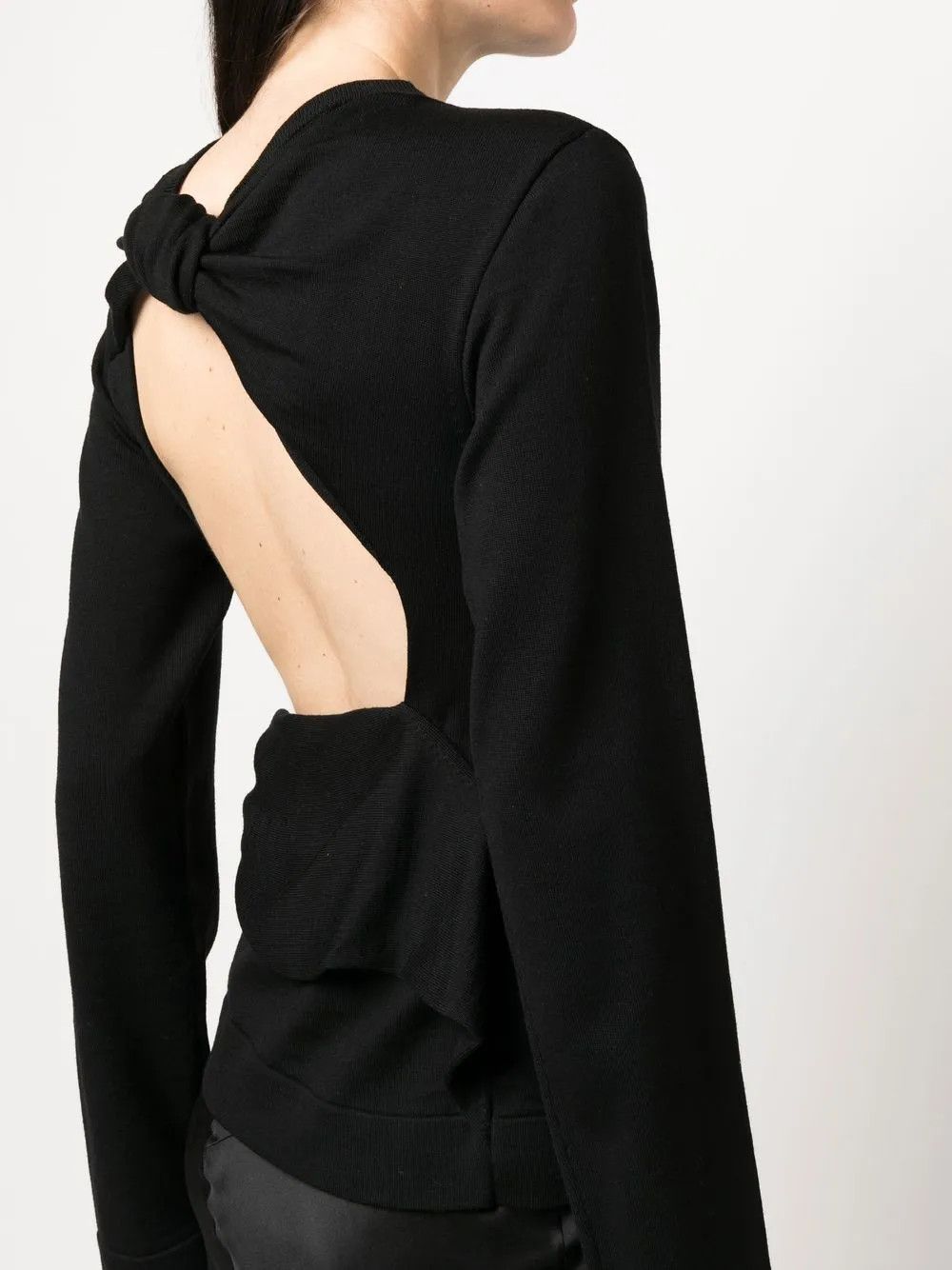 Jil Sander o1y1025 Crewneck Sweater in Black Size XS / US 0-2 / IT 36-38 - 3 Thumbnail