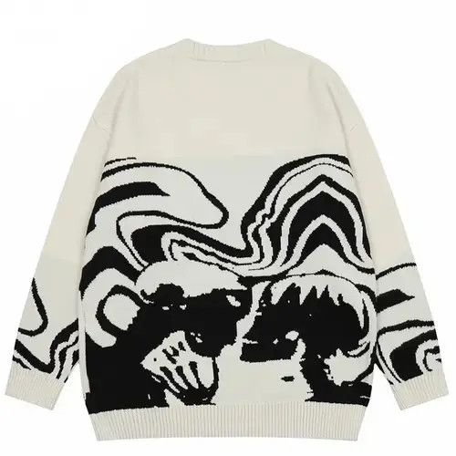Japanese Brand × Vintage Psychedelic Punk Y2K Knit Sweater Size US M / EU 48-50 / 2 - 2 Thumbnail