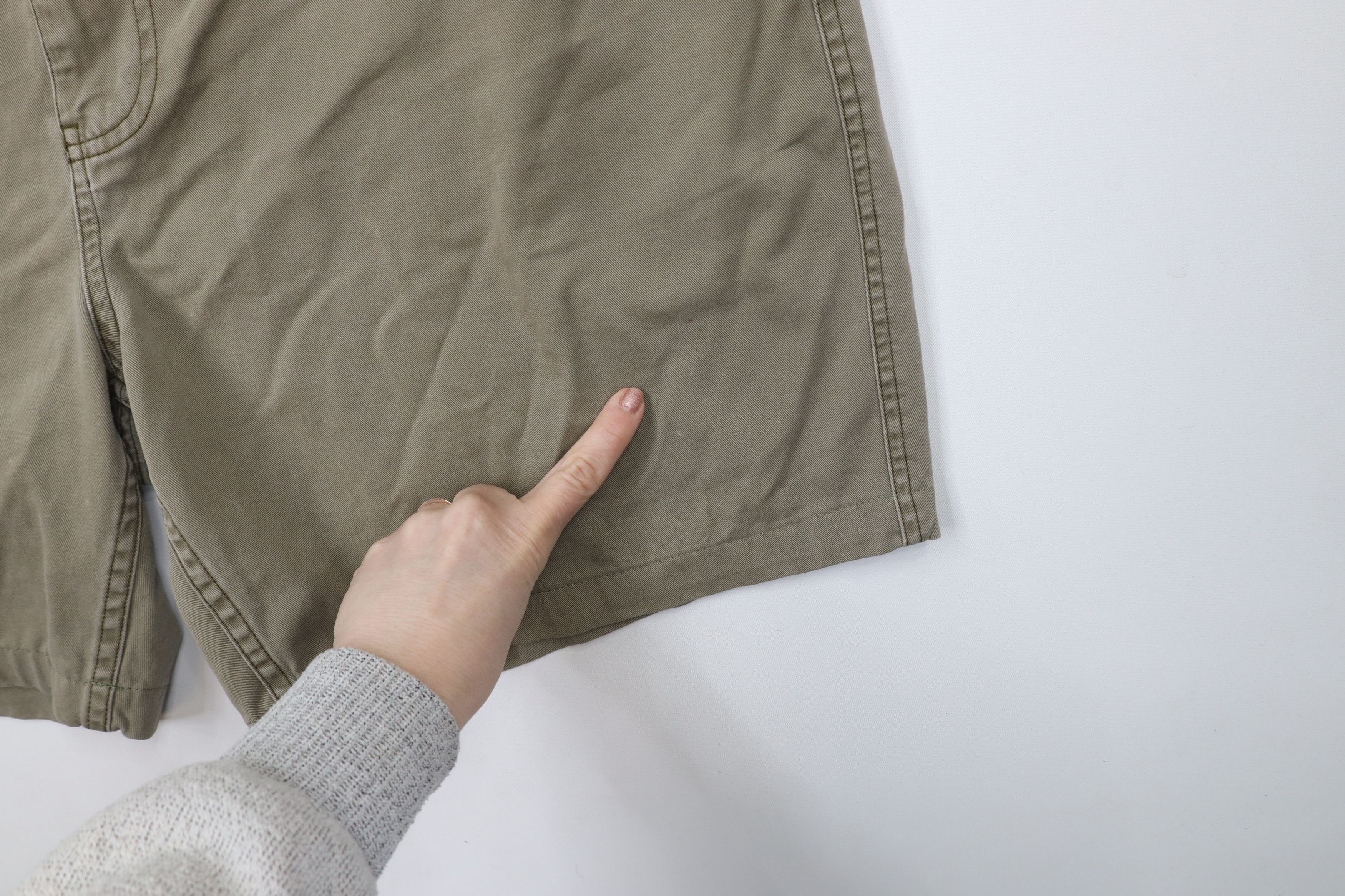 Ralph Lauren × Vintage Vintage 90s Ralph Lauren Above Knee Military Chino Shorts Size US 38 / EU 54 - 5 Thumbnail