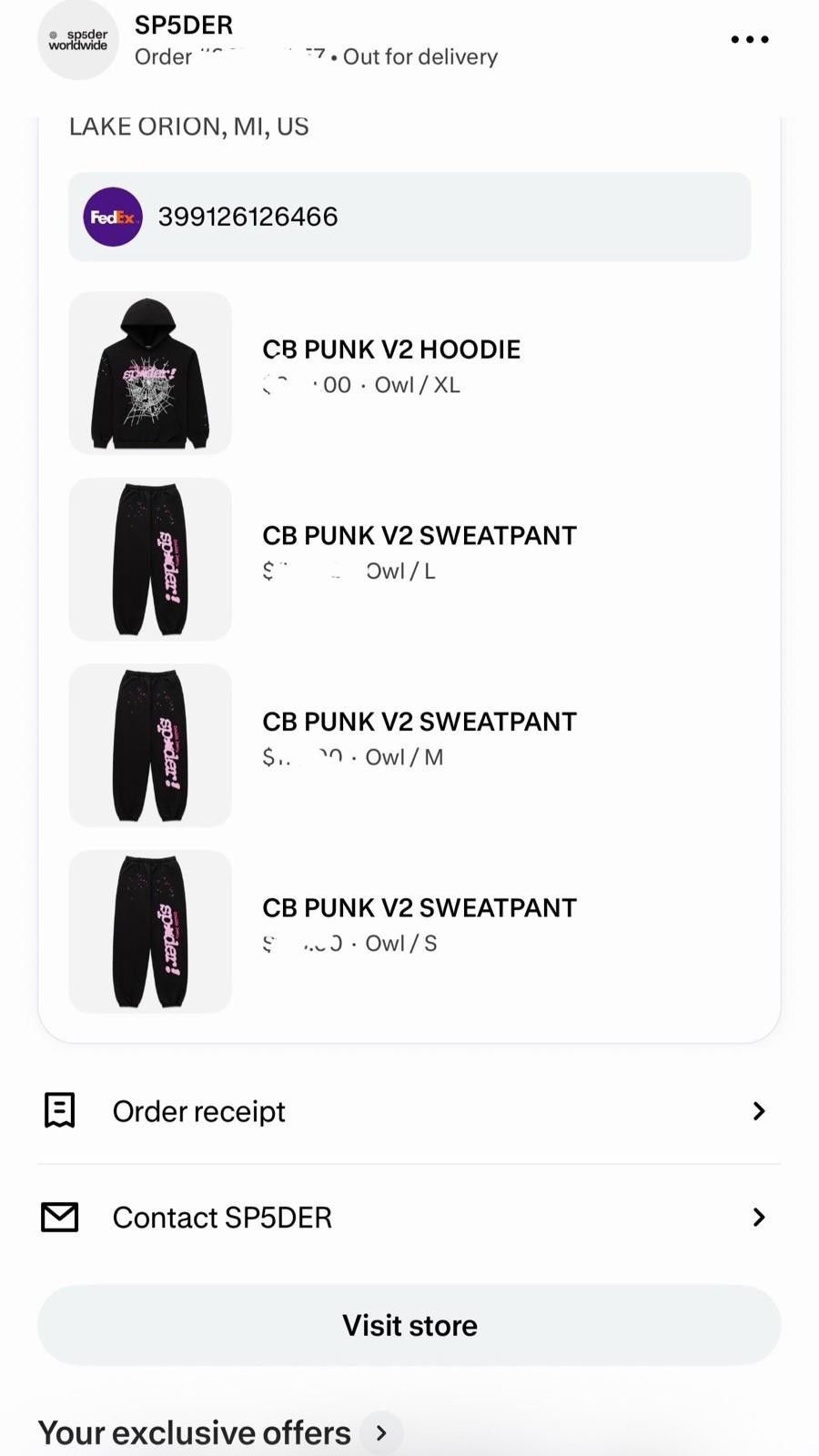 Sp5der Size S - Sp5der Worldwide X Coulda Been Sweatpants Spider Size US 30 / EU 46 - 12 Thumbnail