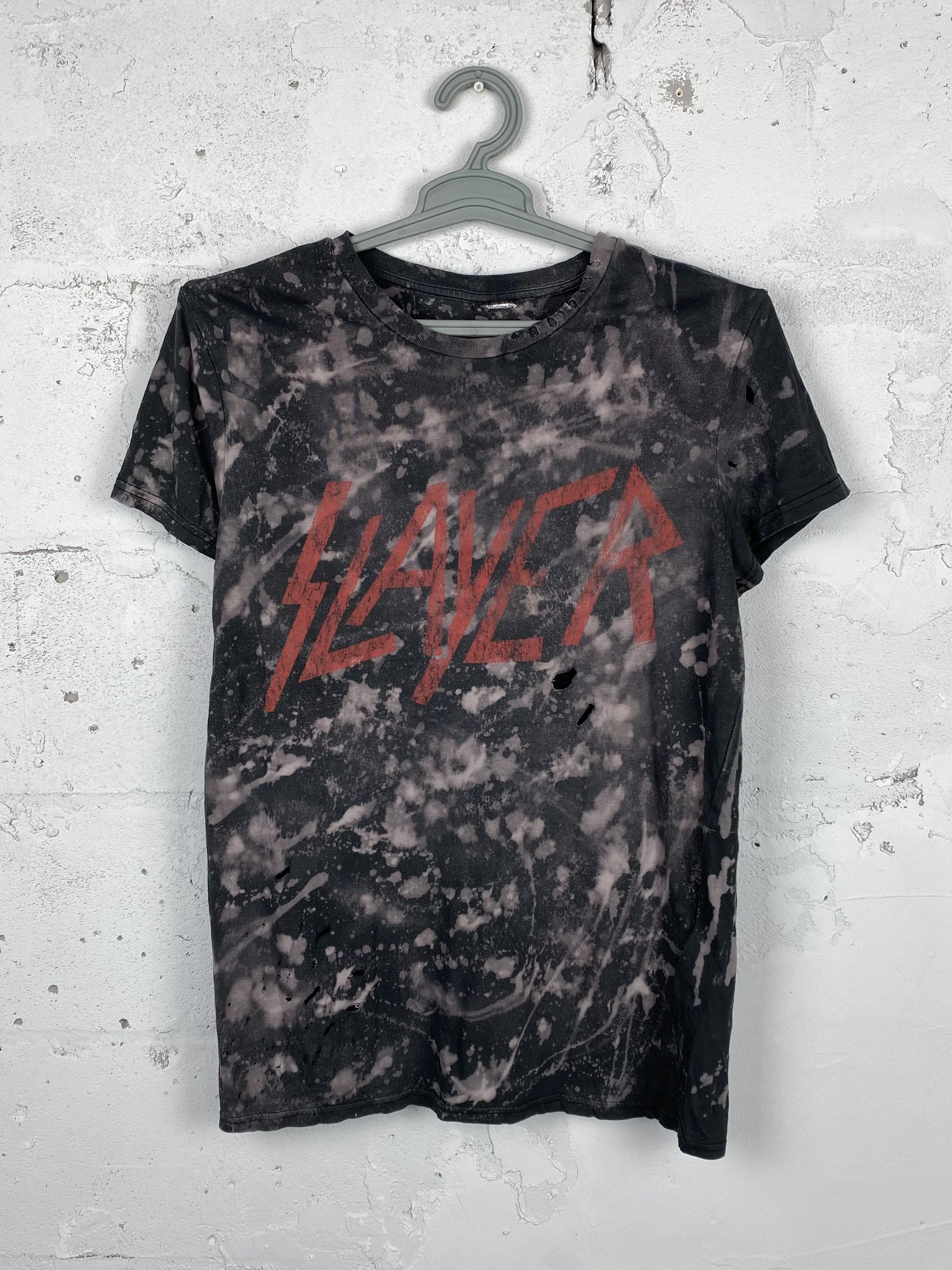 Band Tees × Slayer × Vintage Vintage Acid Faded Distressed Slayer t shirt Opium Size US M / EU 48-50 / 2 - 1 Thumbnail