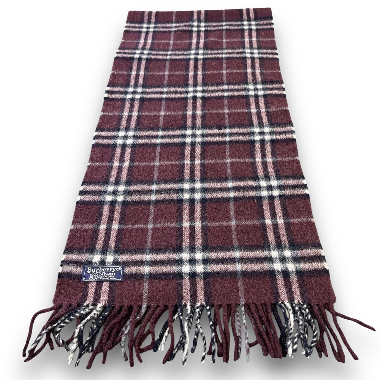 Vintage Burberry Scarf / Muffler / Neckwear T709
