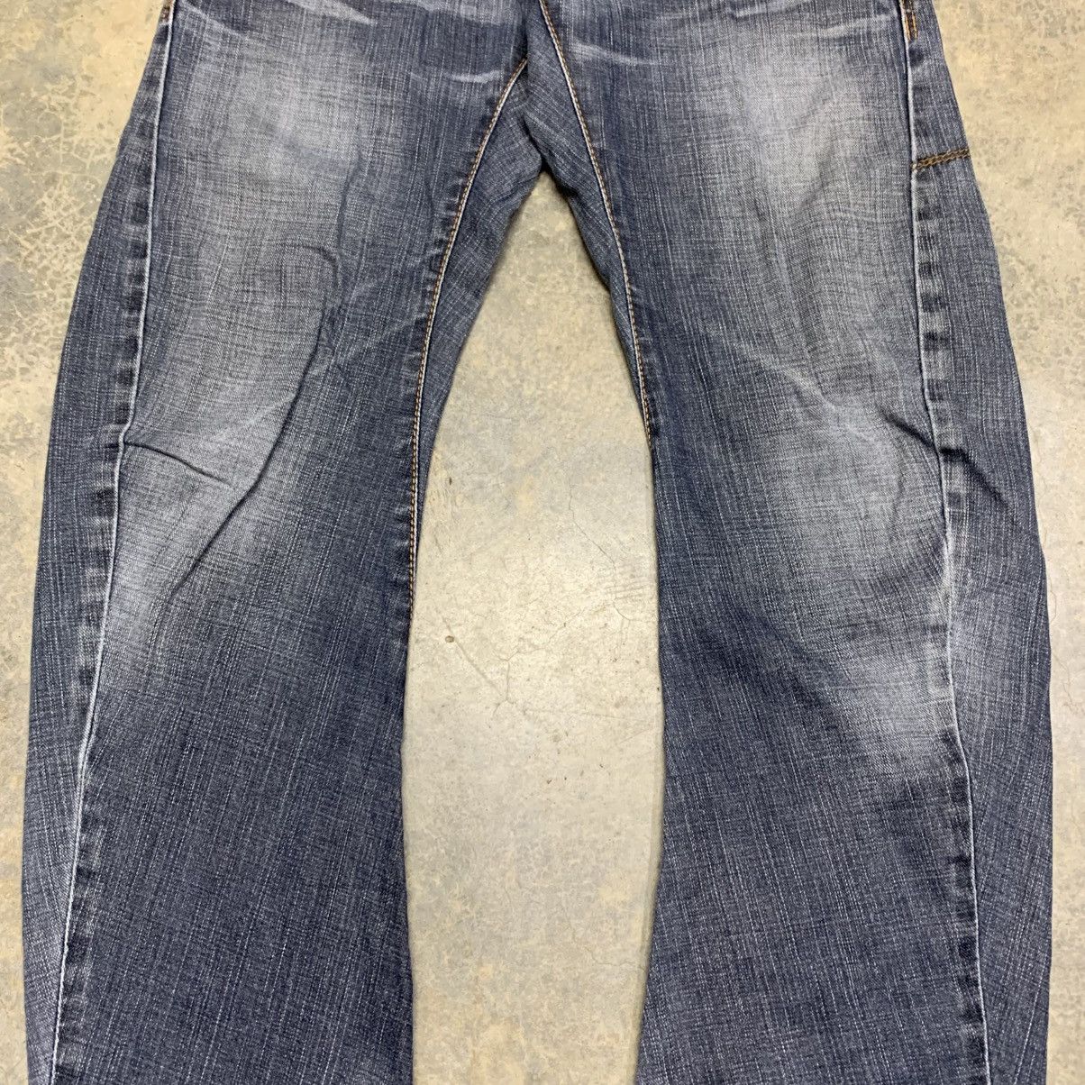 Edwin × Japanese Brand × Vintage Vintage Edwin Clawmark Fade Distressed Jean Size US 29 - 5 Thumbnail