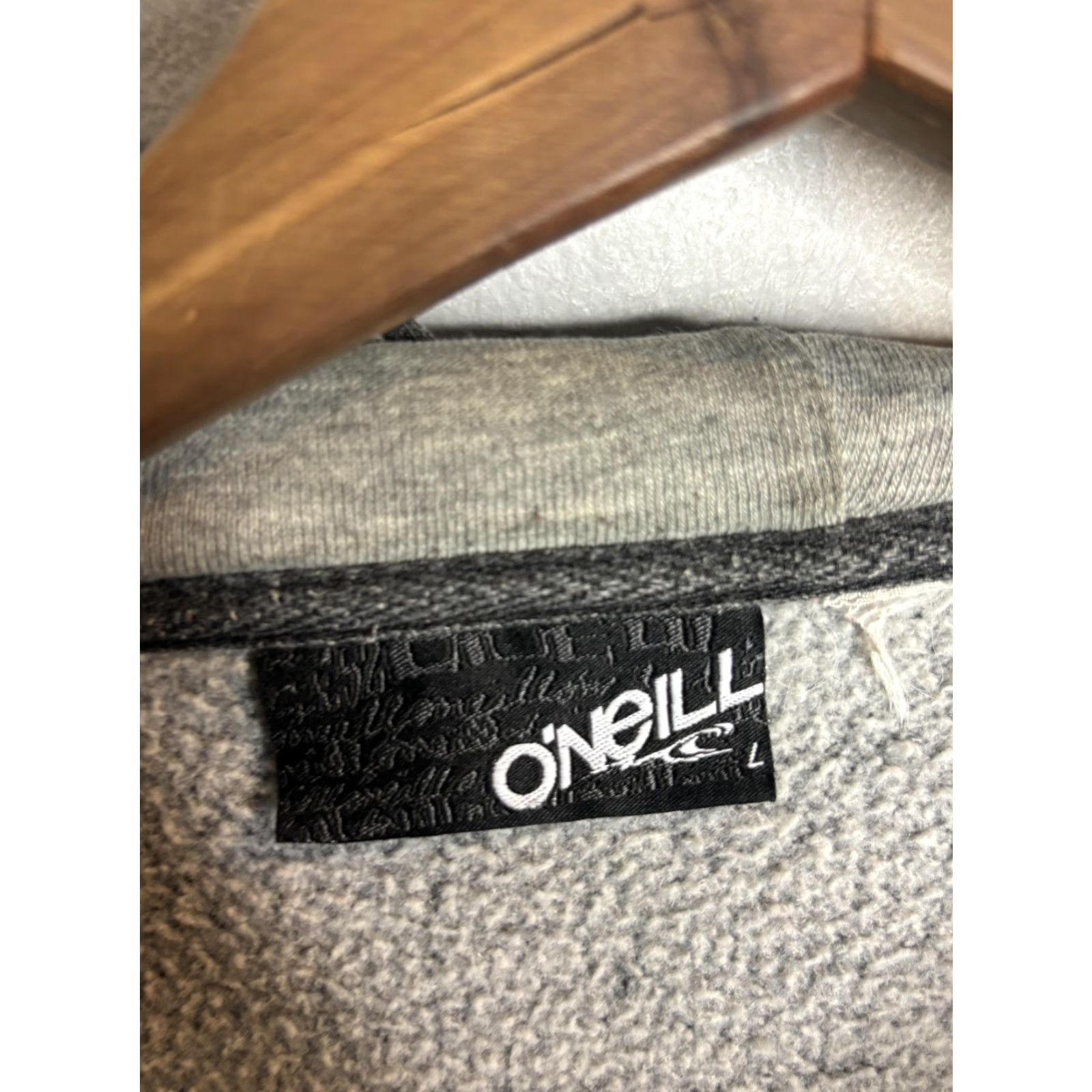 O'Neill O'Neill Hoodie Mens Large Gray Full Zip Sherpa Lined Surf Skate Fleece Jacket Size US L / EU 52-54 / 3 - 4 Thumbnail