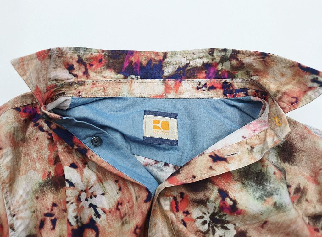 Hugo Boss HUGO BOSS orange flower abstract graphic Size US M / EU 48-50 / 2 - 8 Thumbnail