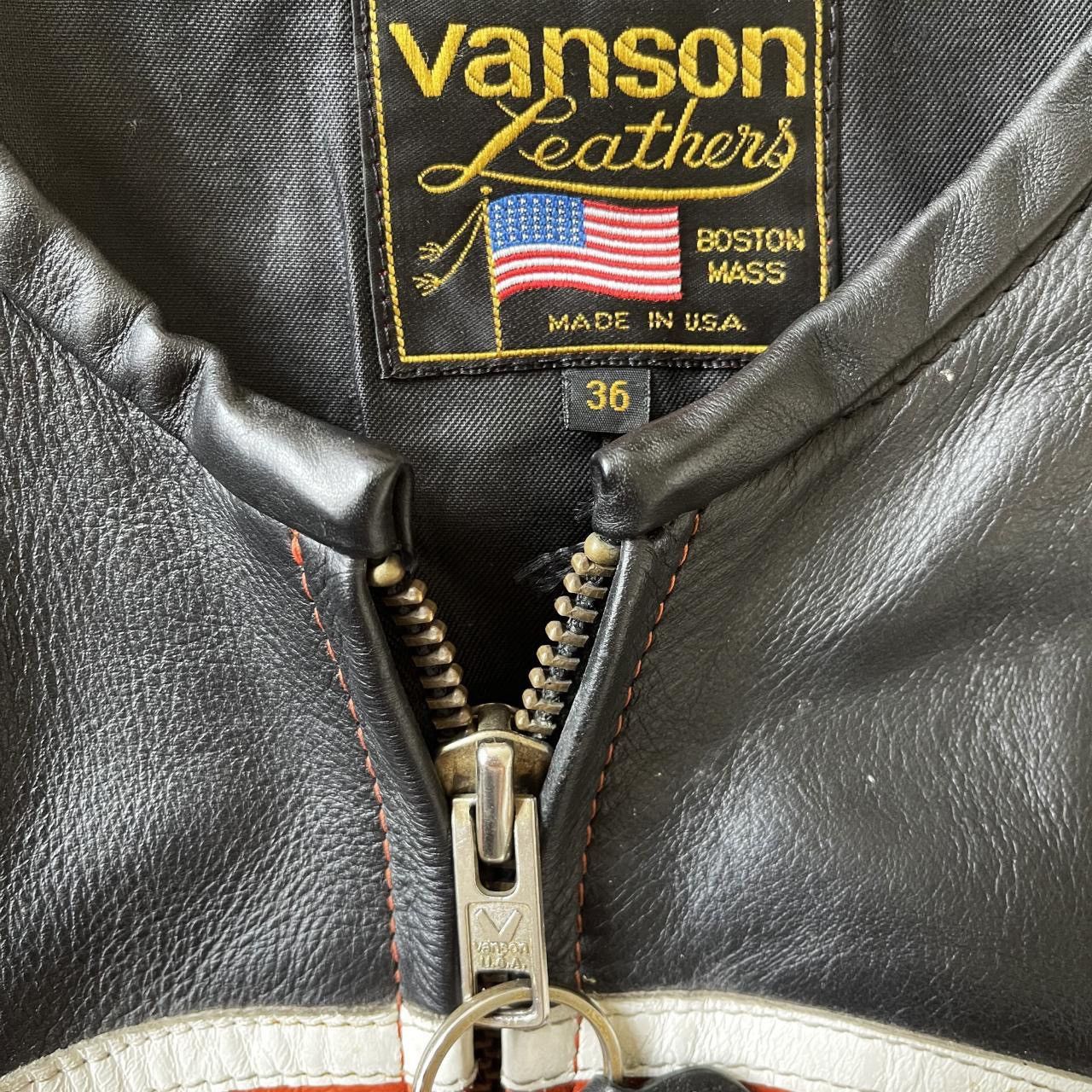 Vanson Leathers Vanson Leathers Leather Racing Jacket Size US S / EU 44-46 / 1 - 5 Thumbnail