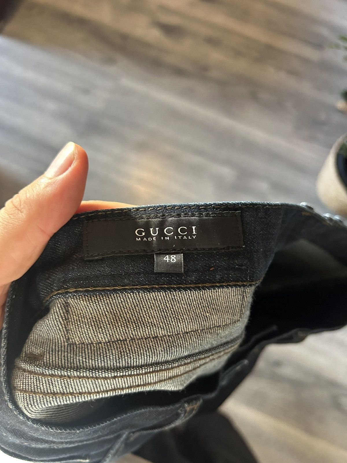 Gucci Indigo Straight Leg Denim Jeans Size US 32 / EU 48 - 17 Thumbnail