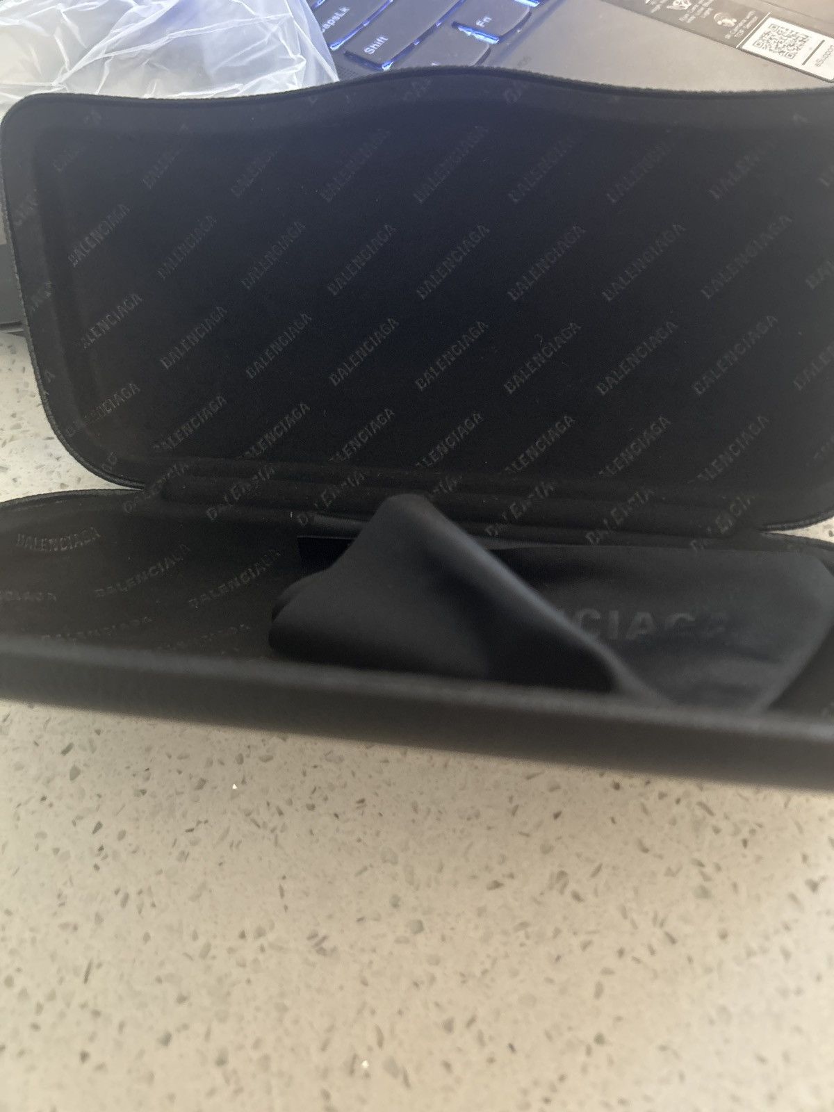 image of Balenciaga Glasses in Black, Men's