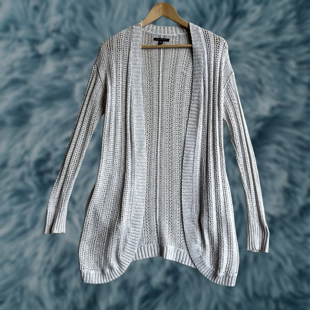 American Eagle Outfitters American Eagle Womens Sweater Small Light Brown Long Sleeve Open Front Cardigan Size S / US 4 / IT 40 - 1 Thumbnail