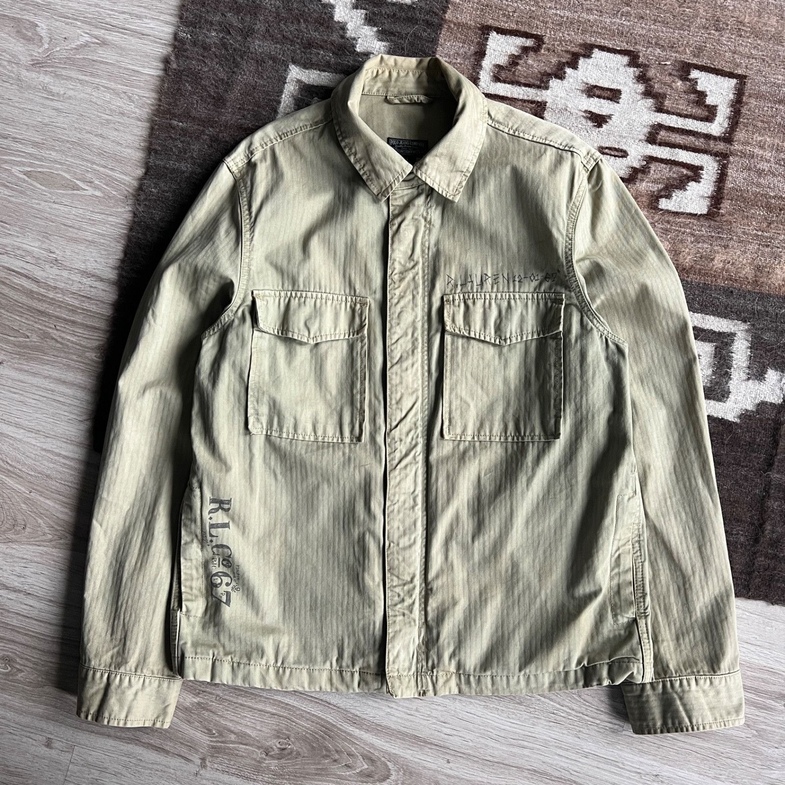 Polo Ralph Lauren Polo Jeans Ralph Lauren RL 67 Military US Army Jacket 9893AC Size US L / EU 52-54 / 3 - 1 Thumbnail