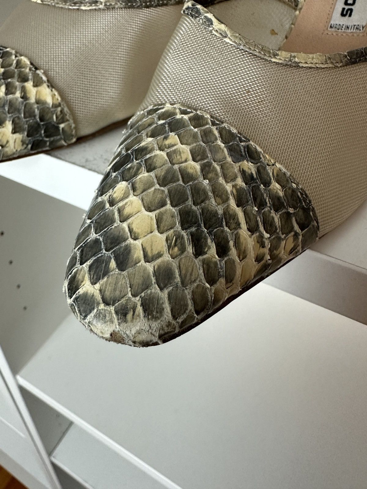 Sonia Rykiel Sonia Rykiel crocodile snake pattern panther leather heels Size US 6.5 / IT 36.5 - 4 Thumbnail