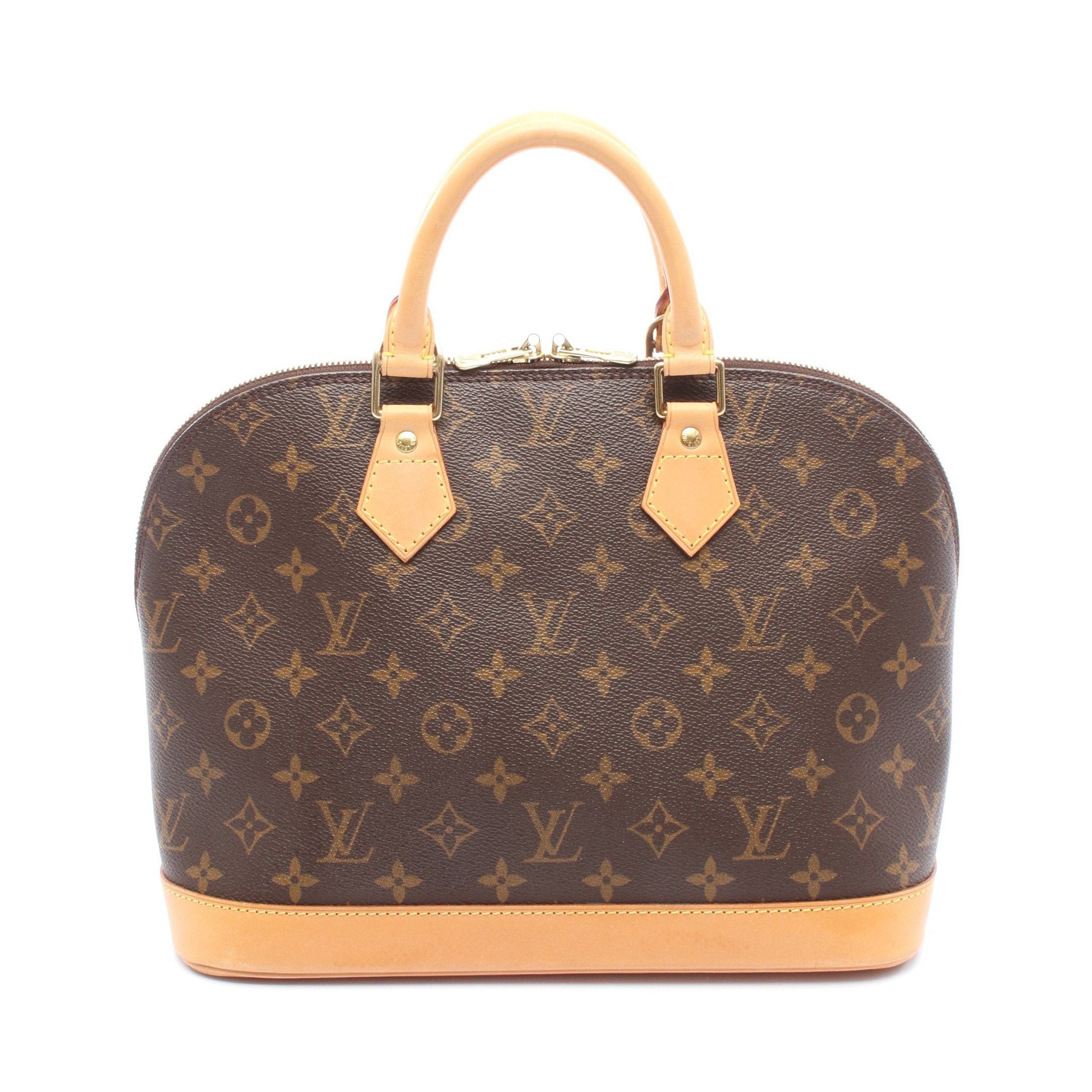 Louis Vuitton Louis Vuitton Alma Pm Monogram Handbag Leather Brown Size ONE SIZE - 1 Thumbnail