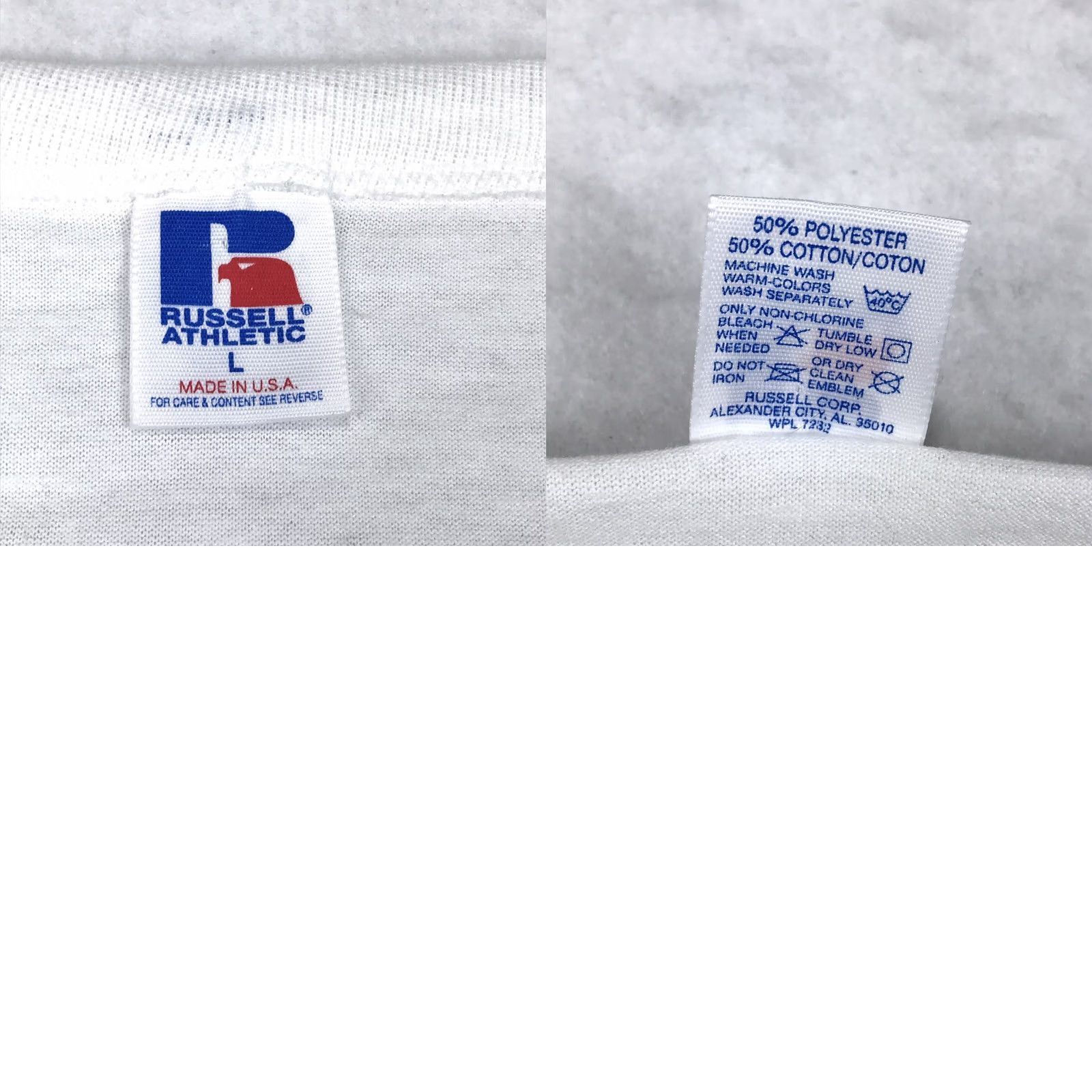 Russell Athletic VINTAGE Russell Athletic T-Shirt Men L White 80s 90s NOS ROWING CREW Paper Thin Size US L / EU 52-54 / 3 - 8 Thumbnail