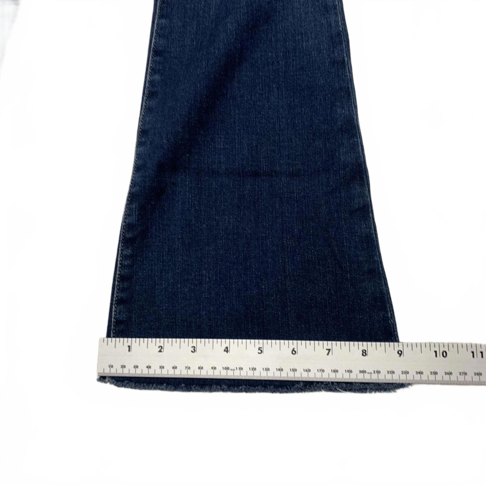 Frame FRAME Le Bardot Crop Flare Jeans Women 23 UK 4 Blue Denim Size 23" - 9 Thumbnail