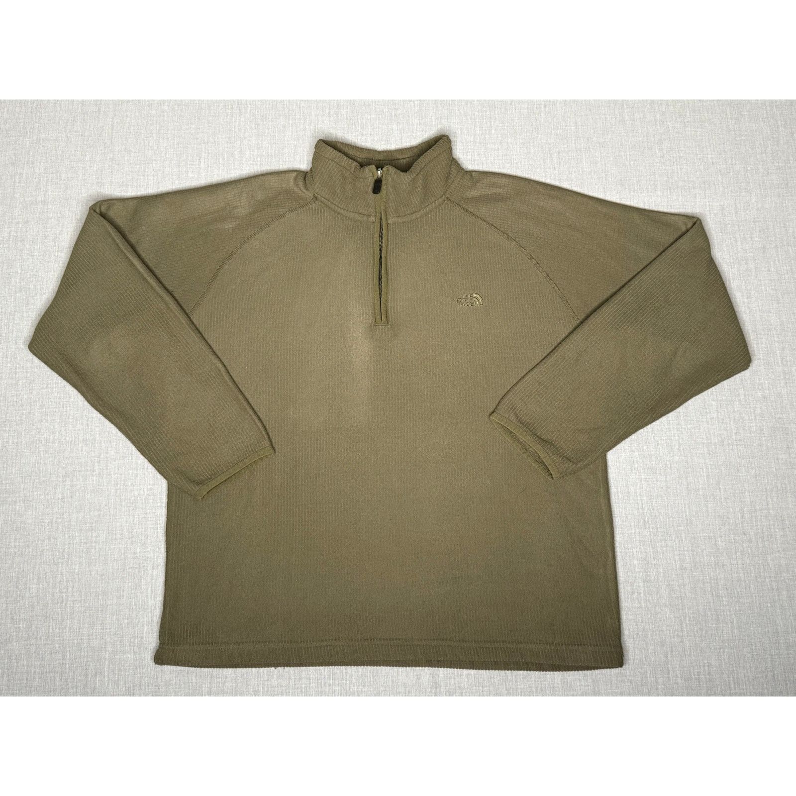 The North Face The North Face Waffle Knit Thermal Quarter Zip Sweatshirt L Size US L / EU 52-54 / 3 - 1 Thumbnail