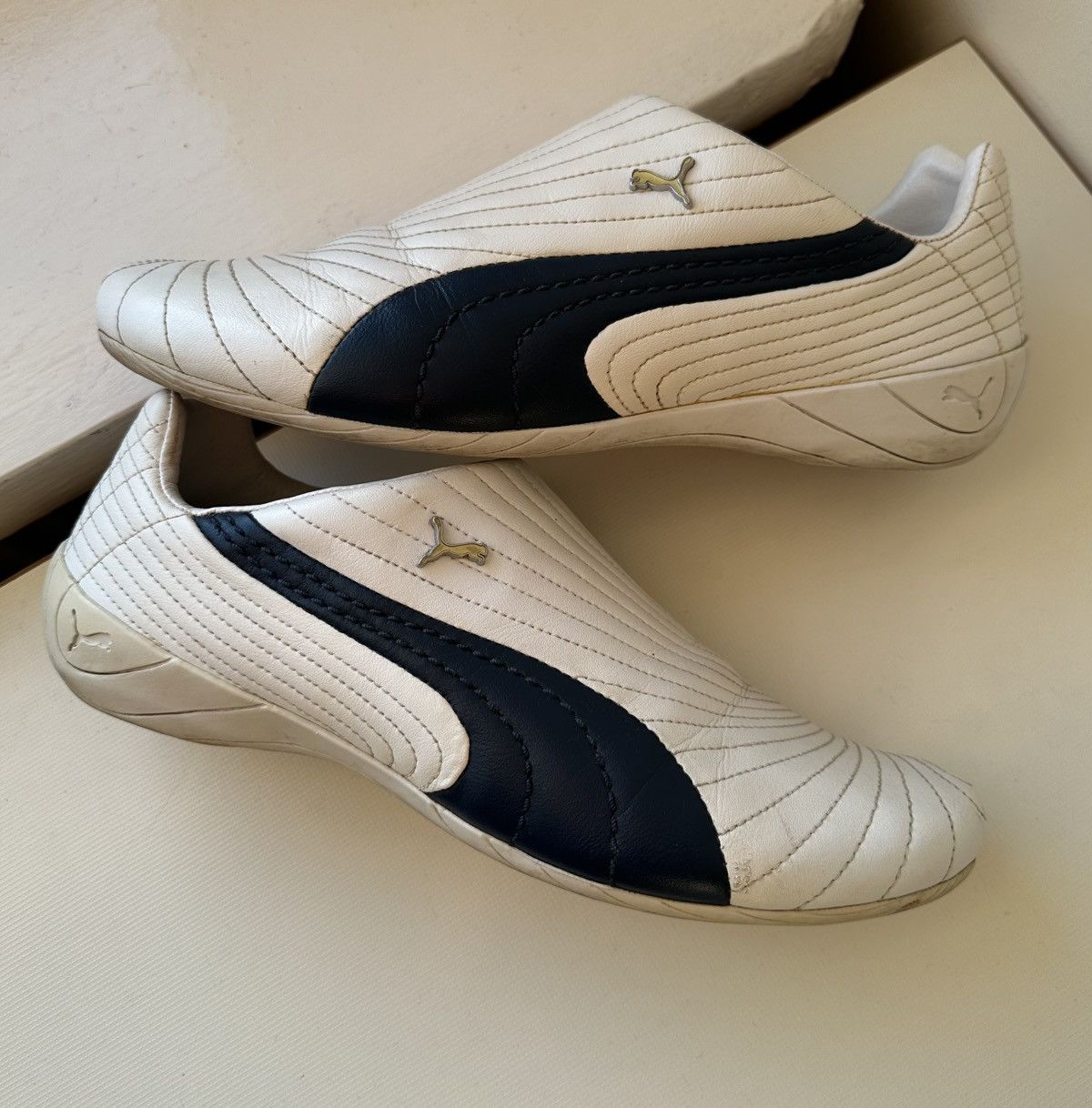 Puma Puma Sokuto (2007) vintage white shoes Budoka Size US 11.5 / EU 44-45 - 1 Thumbnail