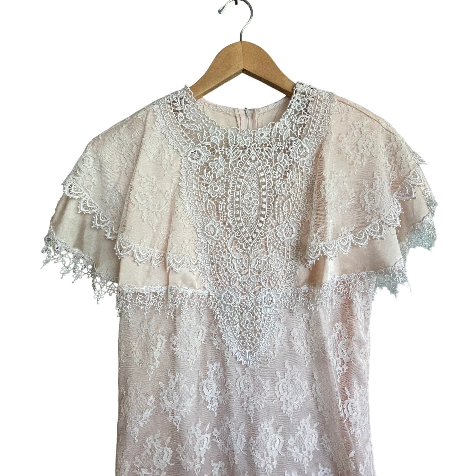 Vintage VINTAGE 80s McClintock Pink Satin Tea Length Dress Size Med Size M / US 6-8 / IT 42-44 - 2 Thumbnail