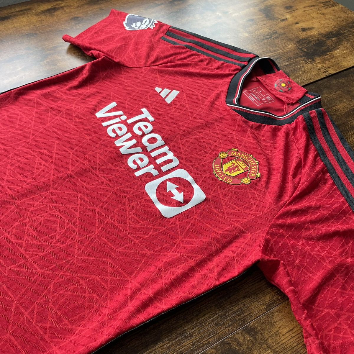 Adidas Manchester United Adidas 22/23 Home Authentic soccer jersey Size US L / EU 52-54 / 3 - 3 Thumbnail