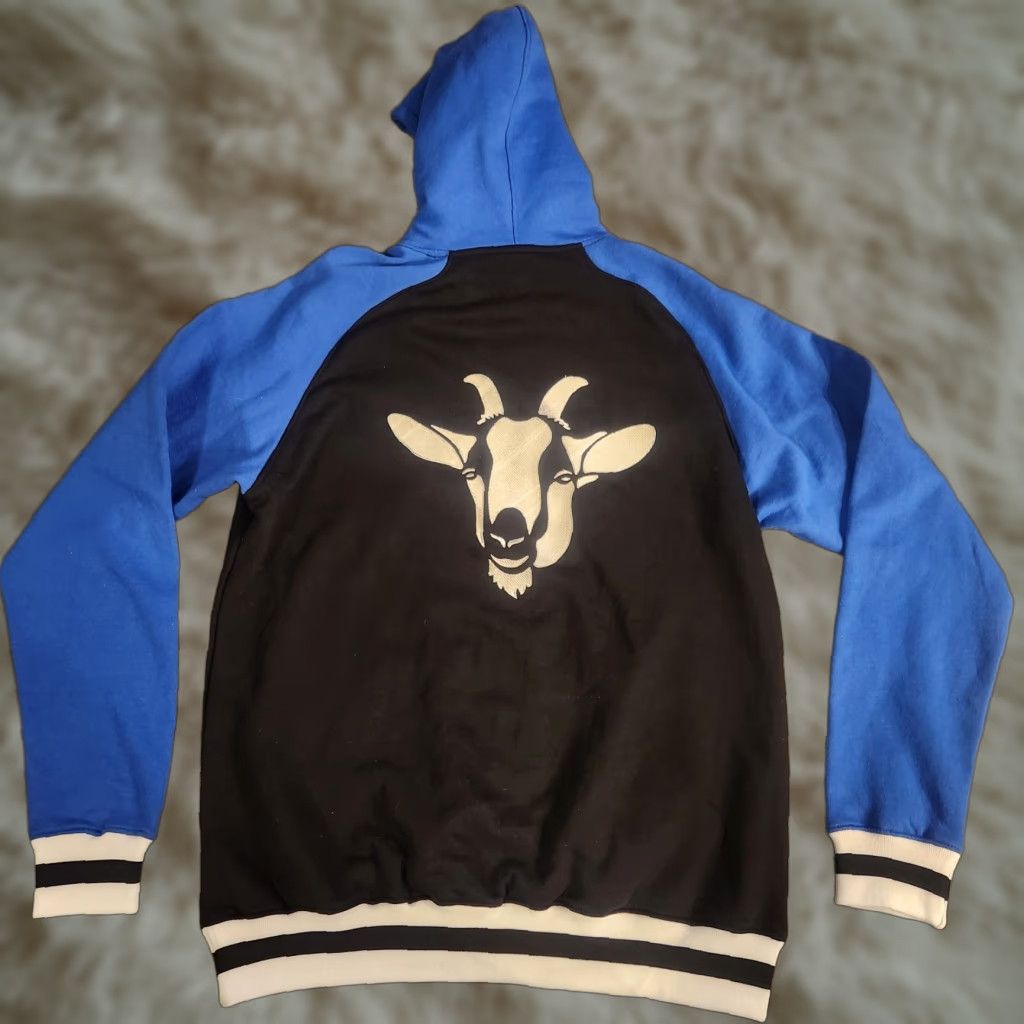 Vintage Charisma Culture Hoodie Mens 3XL Blue Embroidered Double Sided Hip Hop Size US XXL / EU 58 / 5 - 1 Thumbnail