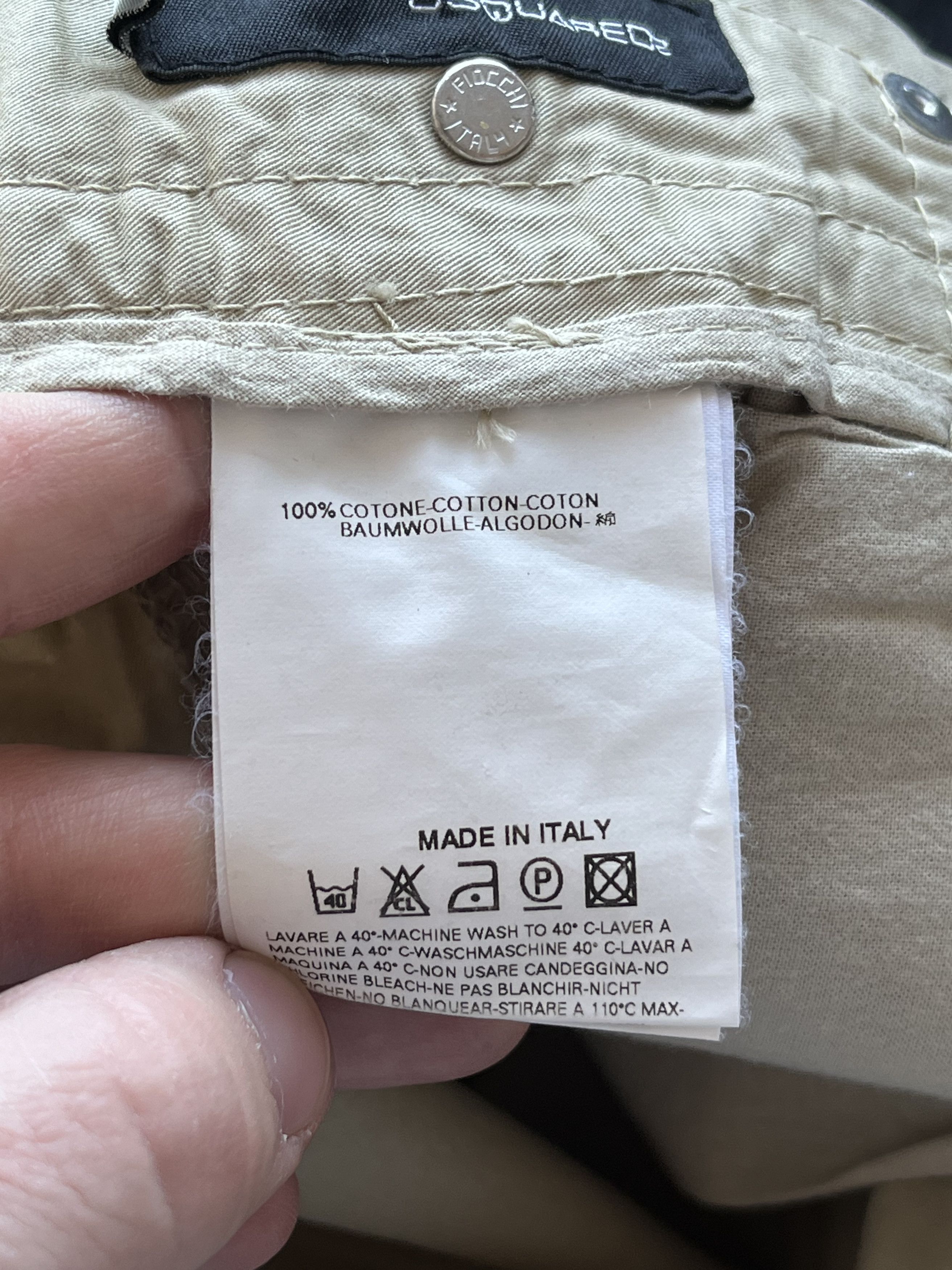 Dsquared2 Archive Dsquared2 Beige Denim Pants Baggy Avant Garde Size US 32 / EU 48 - 10 Thumbnail
