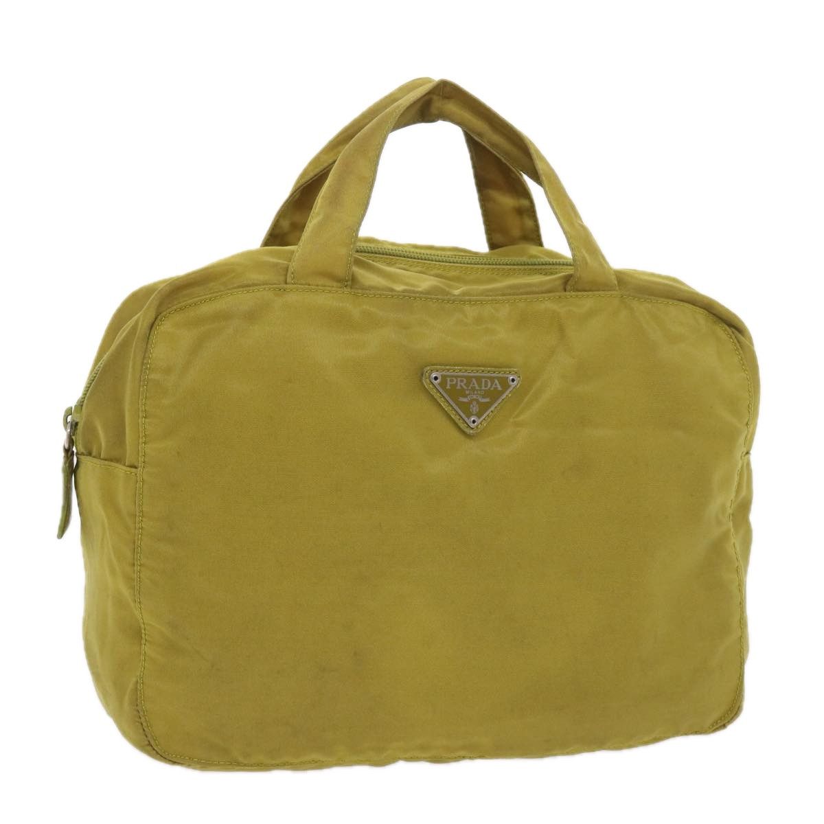 Prada Yellow Synthetic Handbag (Pre-Owned) Size ONE SIZE - 1 Thumbnail