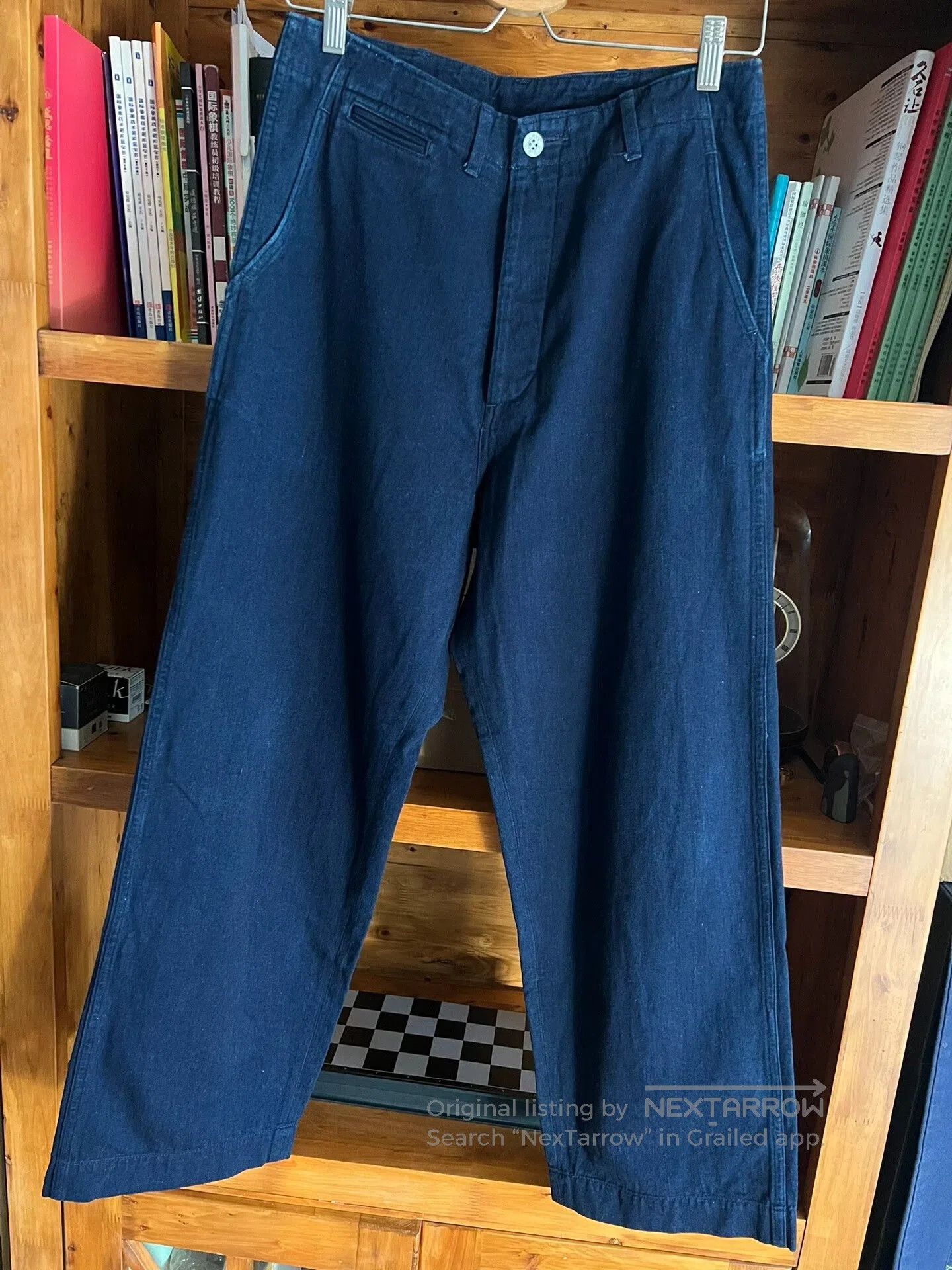 Japan Blue Jeans soulive indigo chino casual pants. Size US 31 - 3 Thumbnail