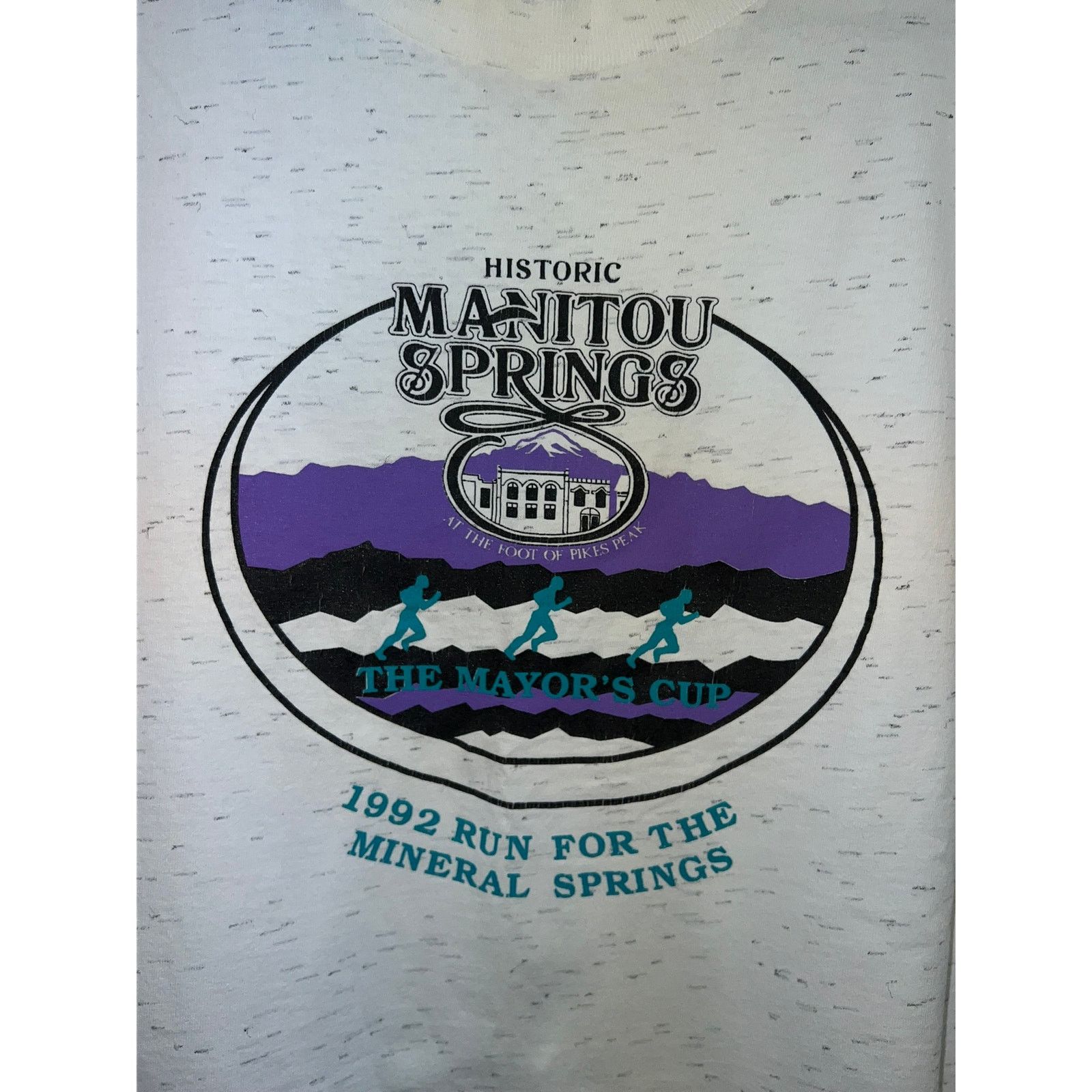 Vintage Vintage Manitou Springs Shirt Run For Mineral The Mayors Cup Size US L / EU 52-54 / 3 - 2 Thumbnail