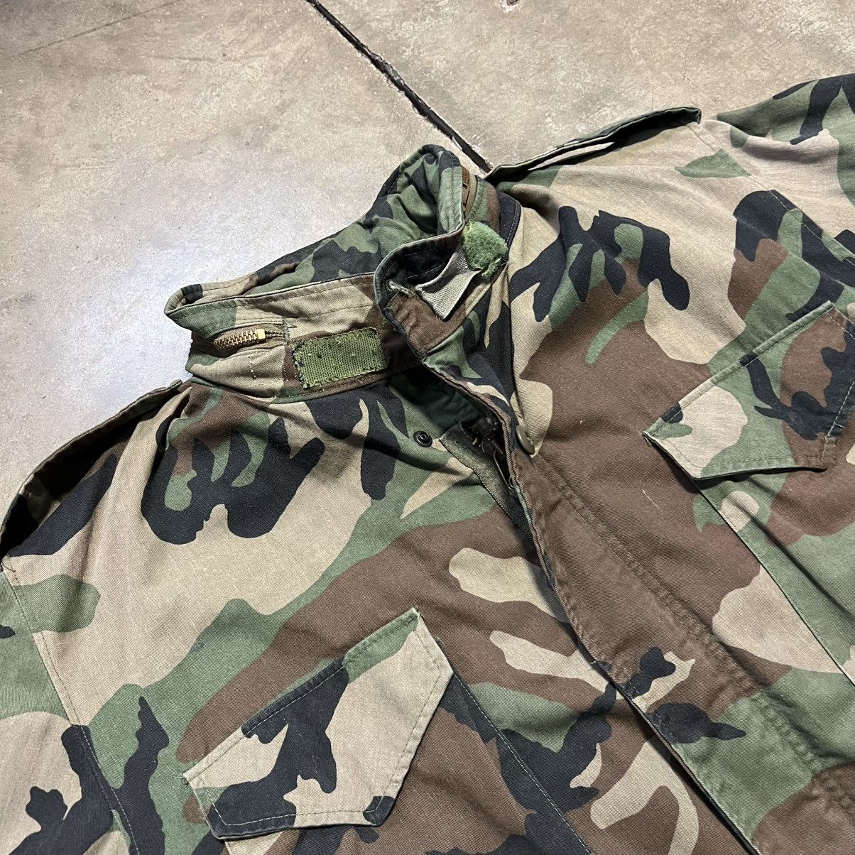 Cabelas × Vintage Vintage 80s Cabelas M65 Military Jacket Camouflage Woodland Size US L / EU 52-54 / 3 - 5 Thumbnail