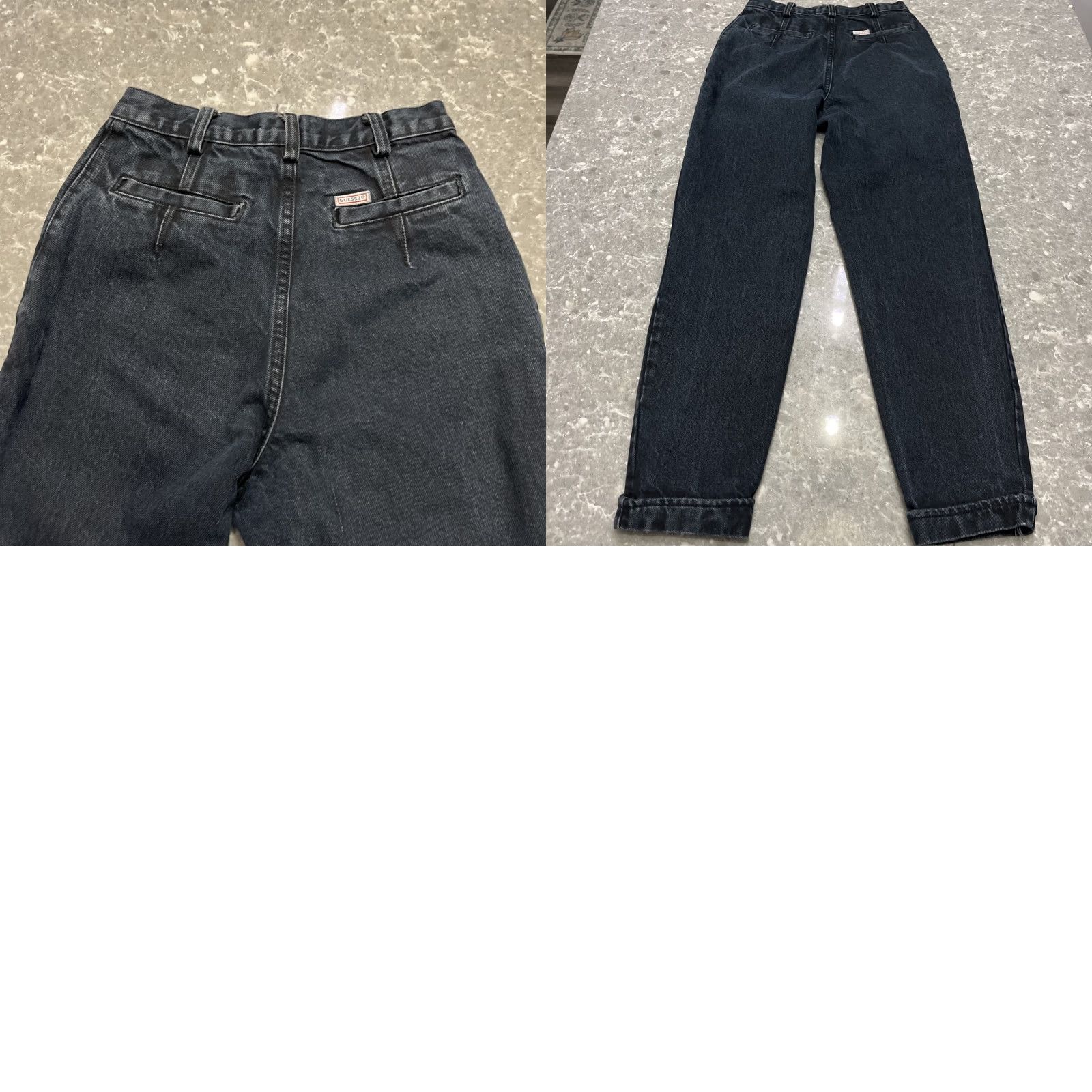 Guess VINTAGE Guess Georges Marciano Jeans Women 26x28 Zip Waist Acid Wash Y2K 90s Grunge Punk Rock Blue 5-Pocket Size 26" / US 2 / IT 38 - 8 Thumbnail