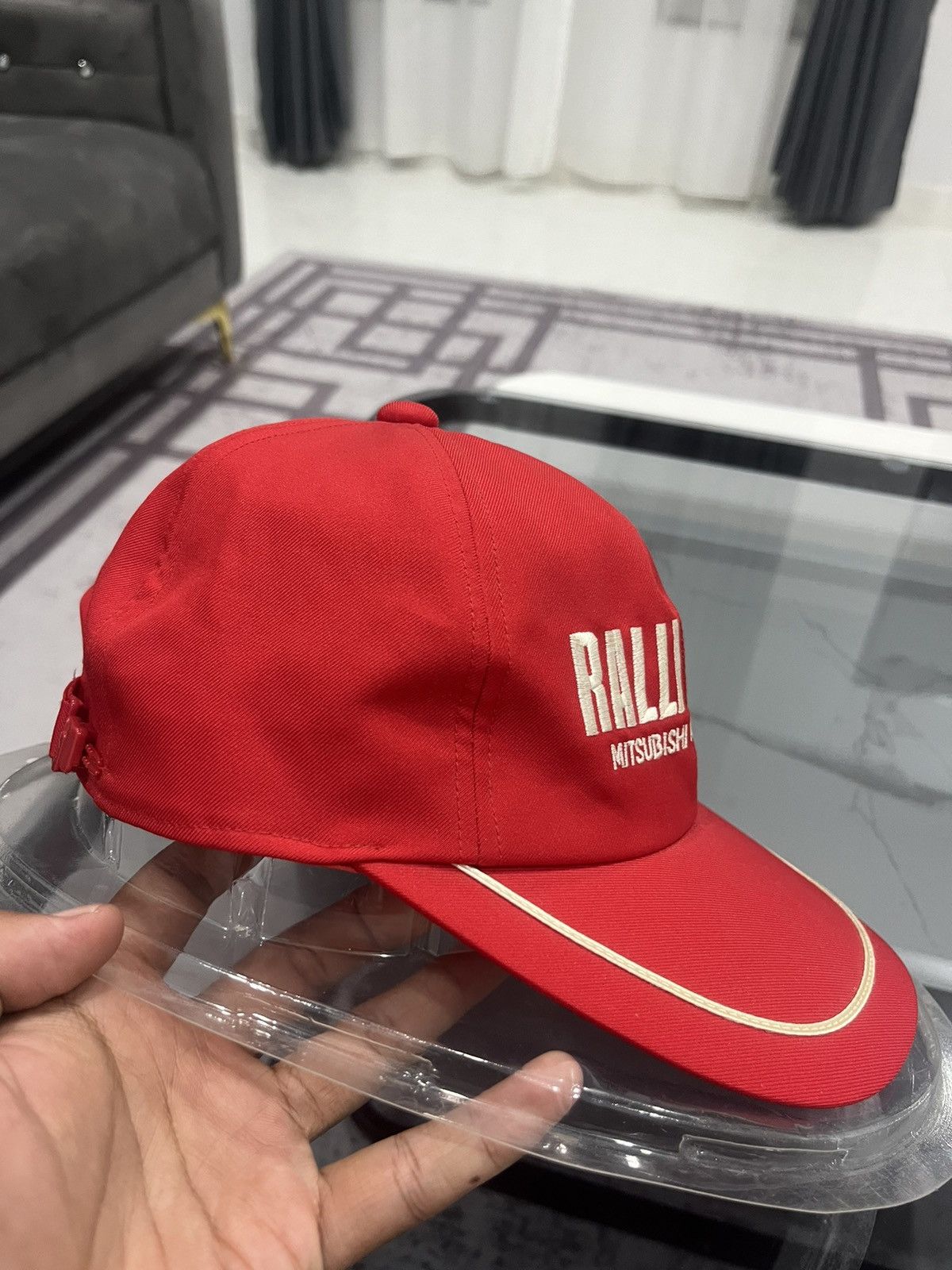 Vintage VINTAGE RALLIART MITSUBISHI RACING MOTORSPORT HAT Size ONE SIZE - 7 Thumbnail