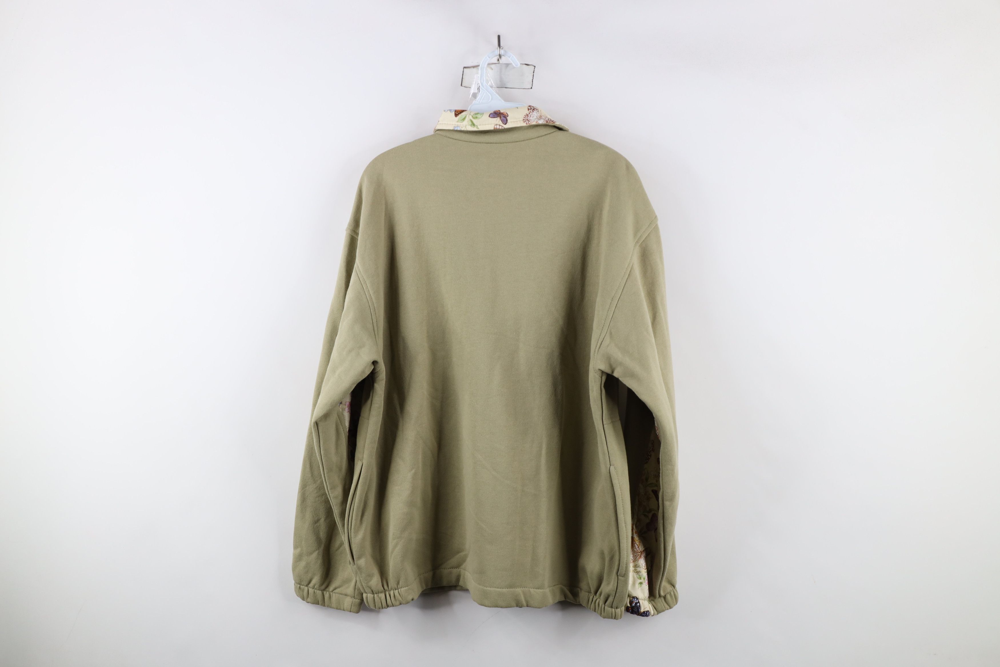 Vintage Deadstock Vintage 90s Streetwear Sweatshirt Jacket Shacket Size M / US 6-8 / IT 42-44 - 12 Thumbnail