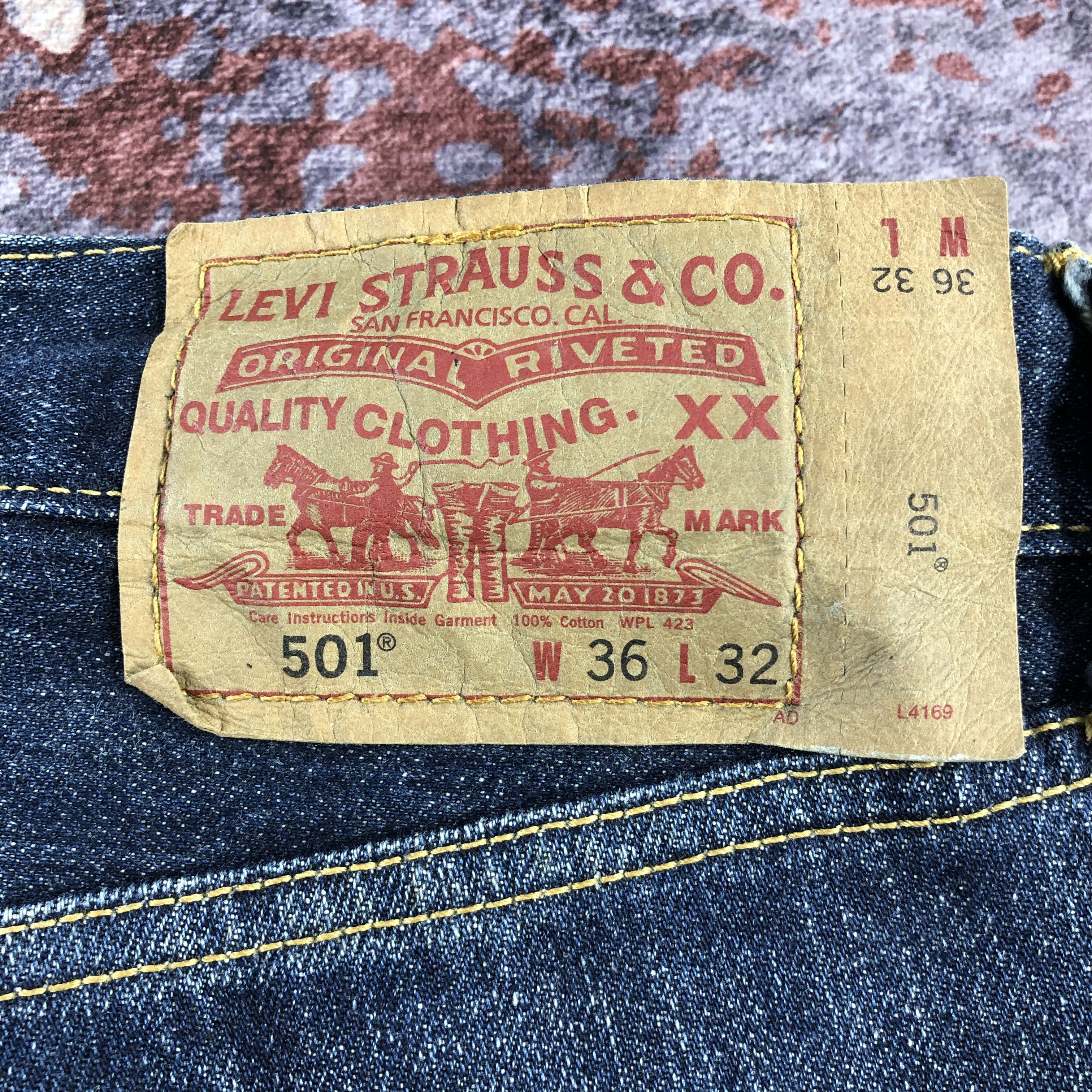 Levi's × Vintage Vintage Blue Wash Levis 501 Jeans-JM2919 Size US 39 - 8 Thumbnail