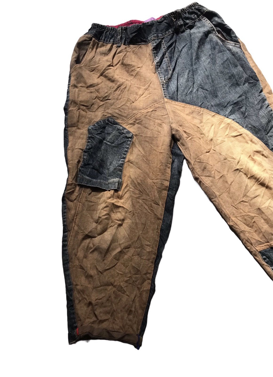 Japanese Brand EIGHT GIRL FLAT MULTI COLORS CARGO PANTS PARACHUTE Size US 30 / EU 46 - 3 Thumbnail