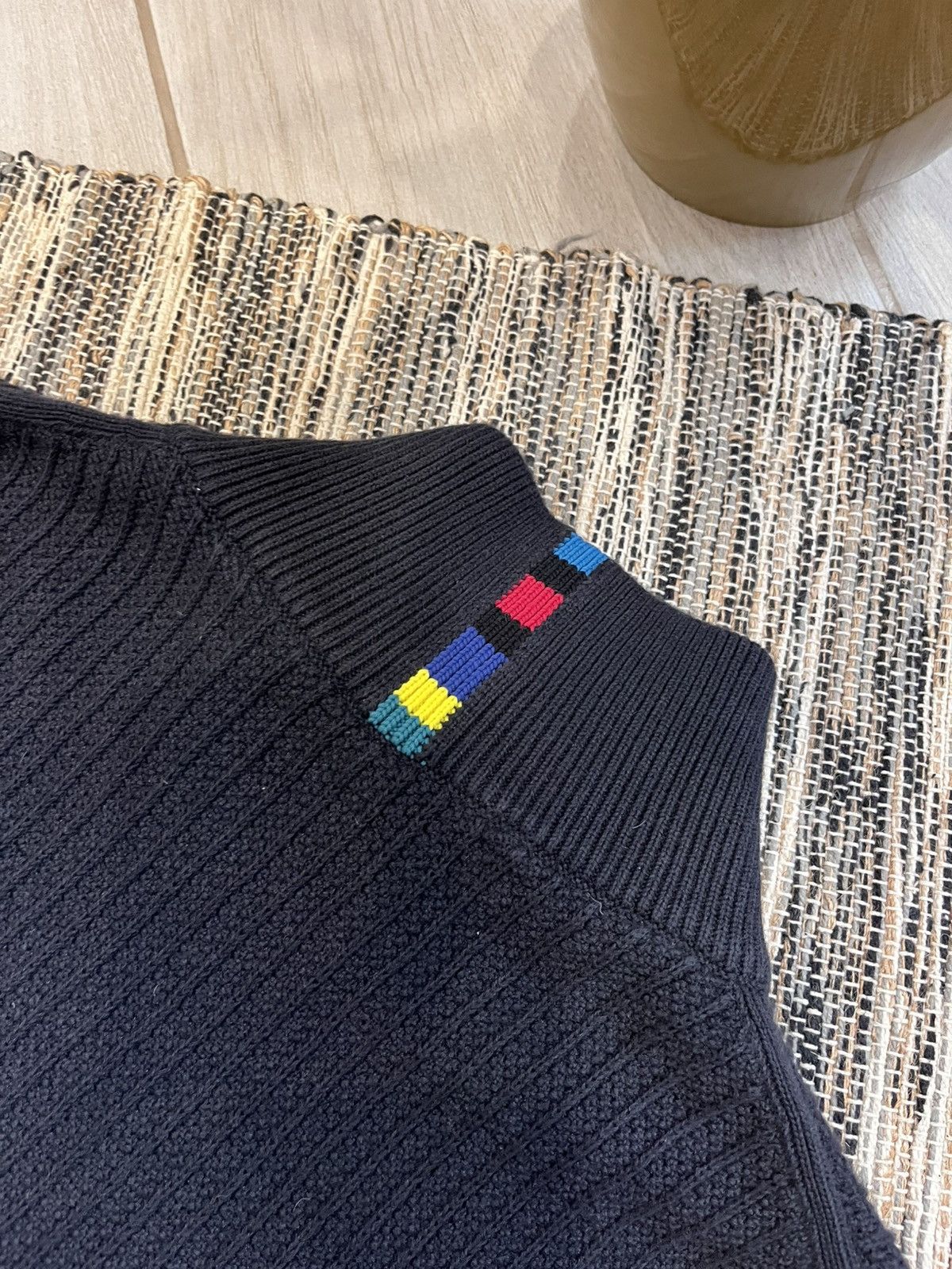 Paul Smith PS Paul Smith Zip sweater minimalistic navy Moncler style Size US L / EU 52-54 / 3 - 19 Thumbnail